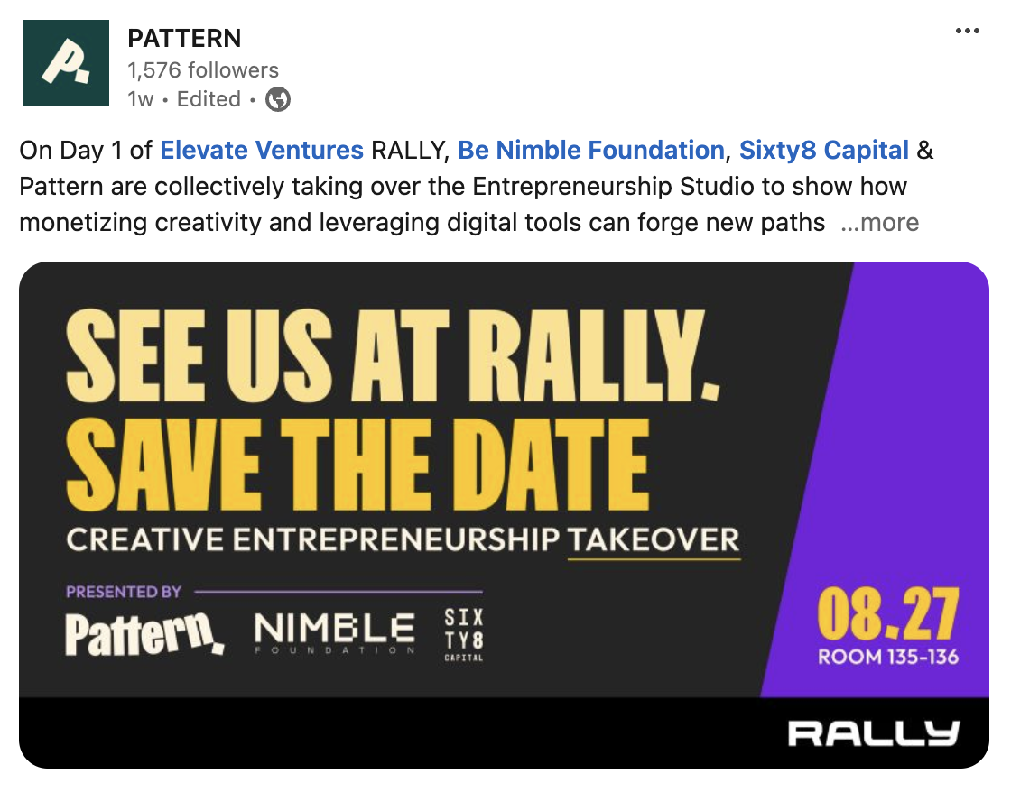 LinkedIN Event Promotion