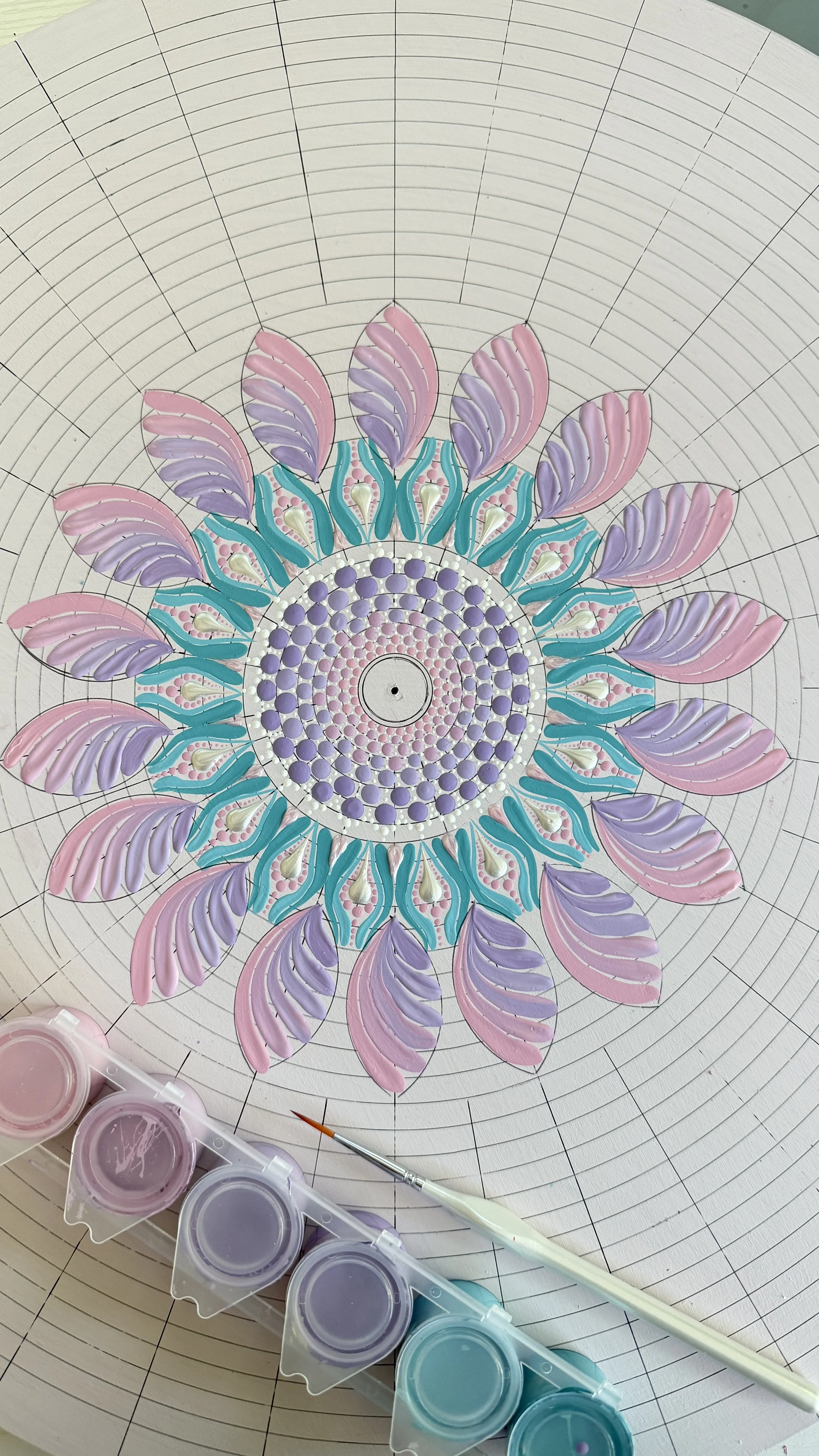 Planning a mandala design