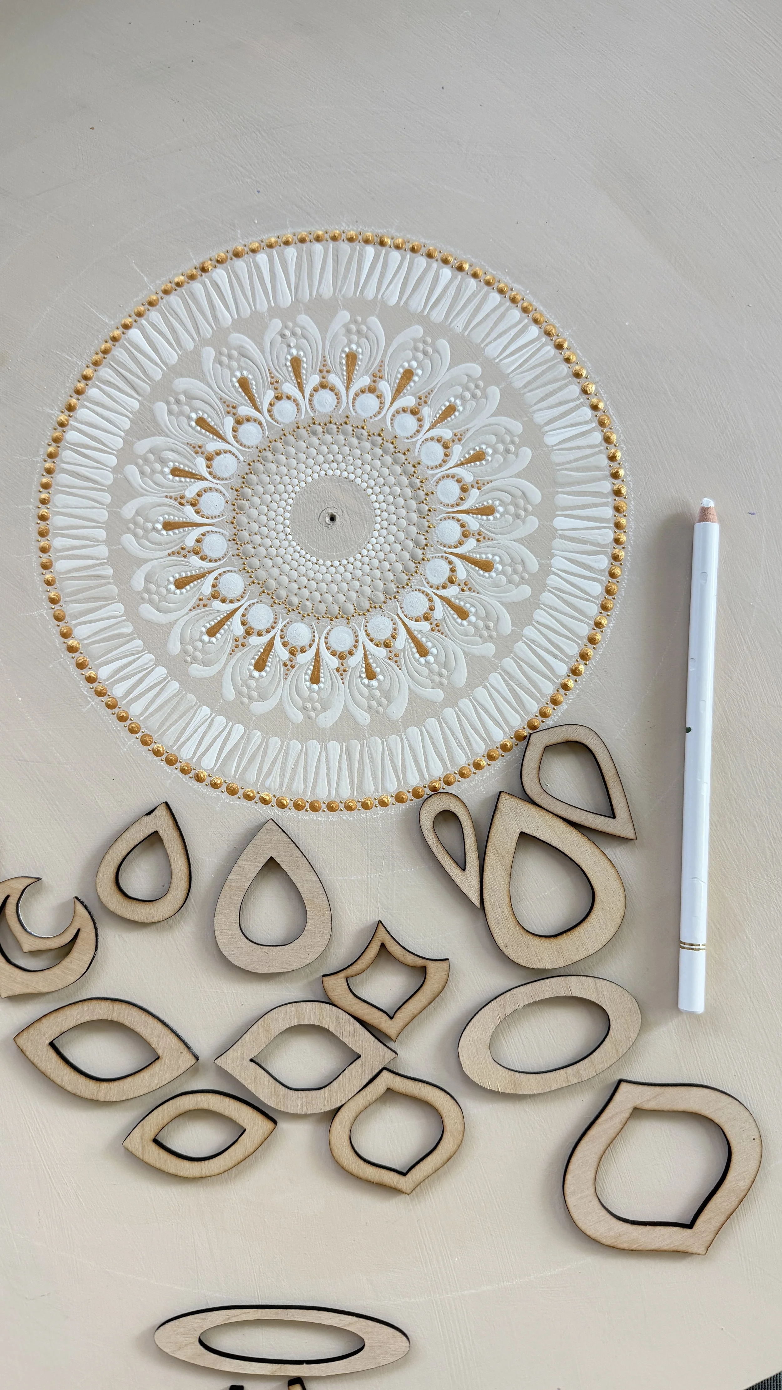 Dot art close up