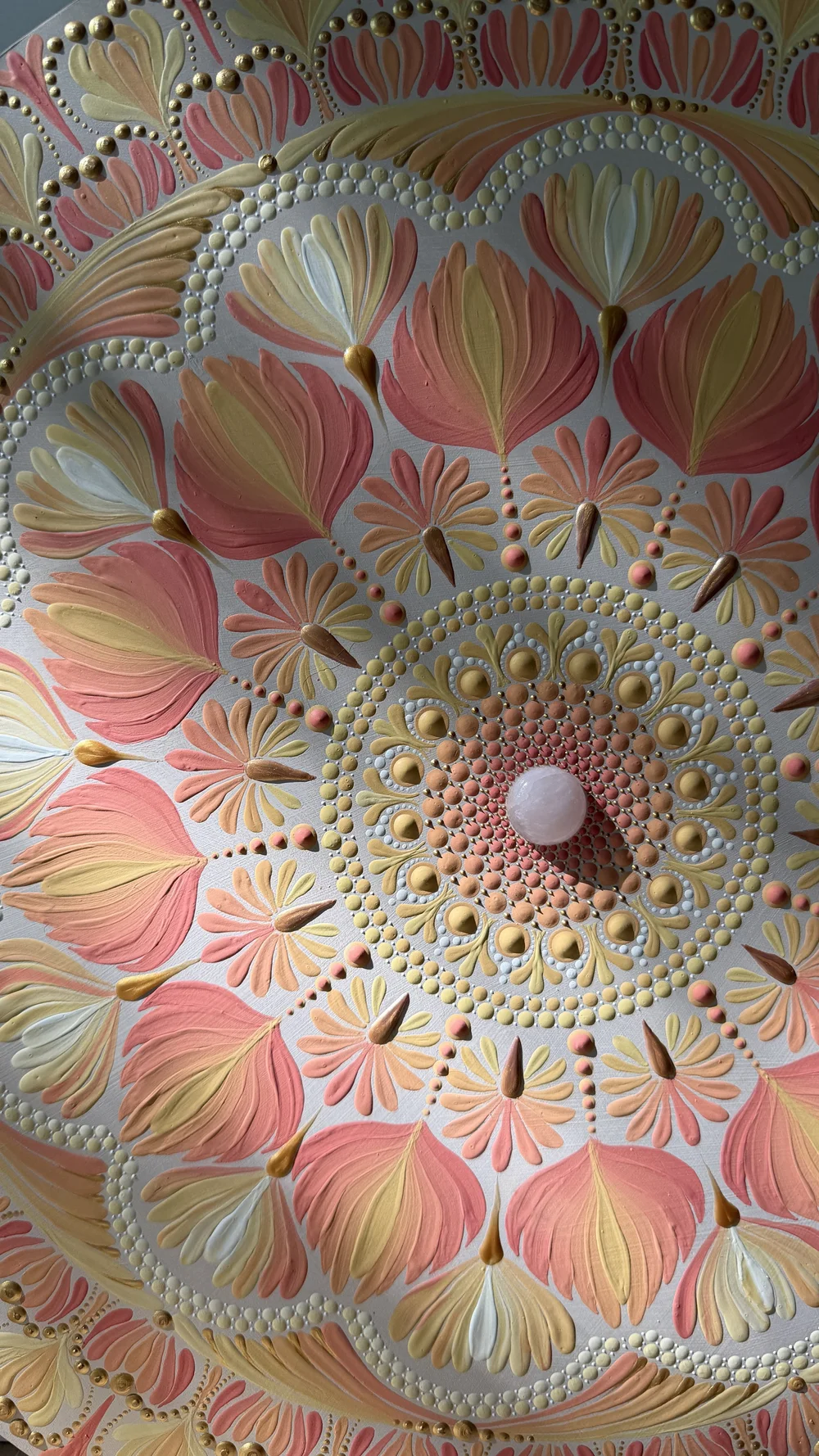 Finished mandala piece