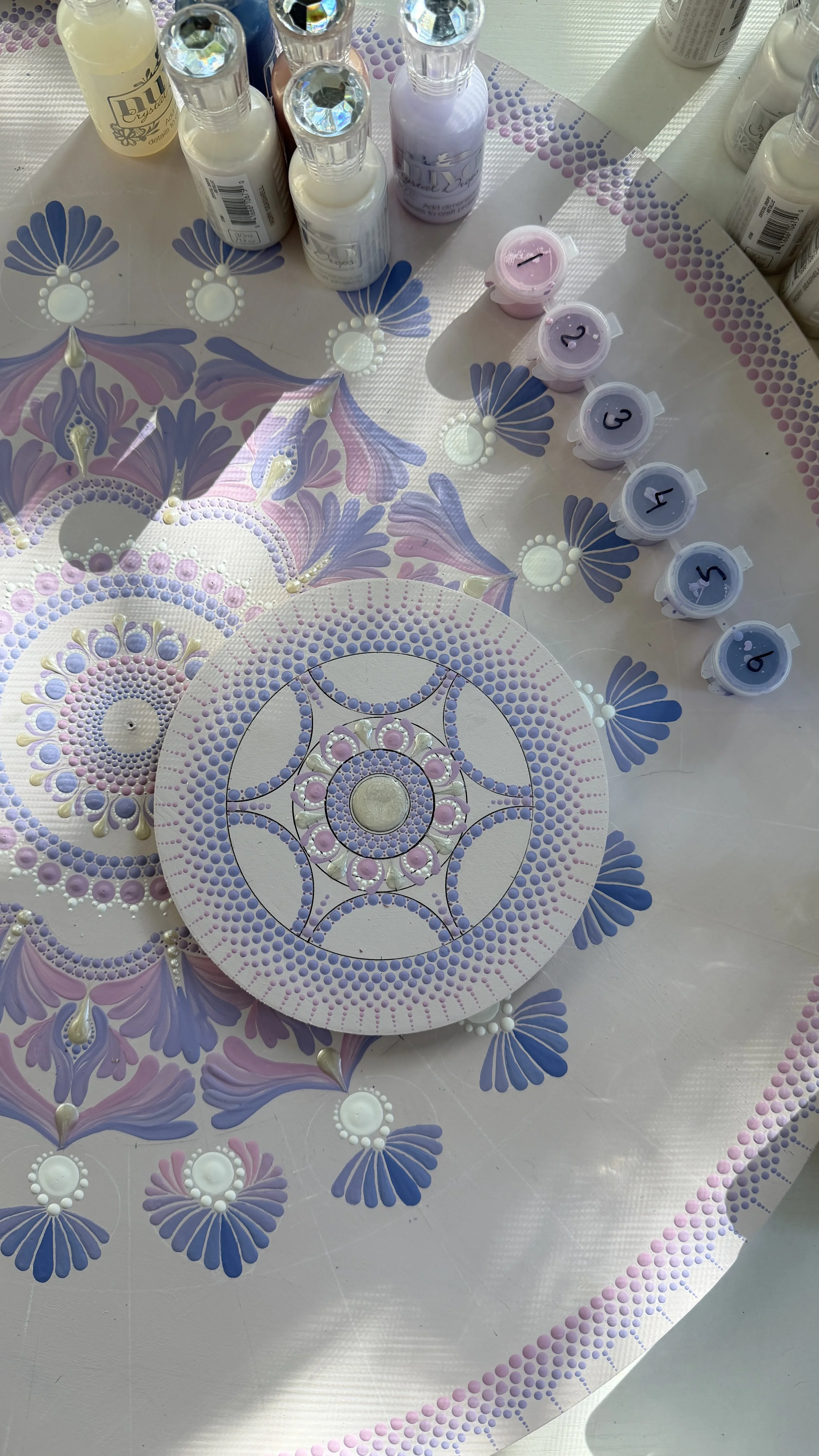 Lavender mandala by Lina