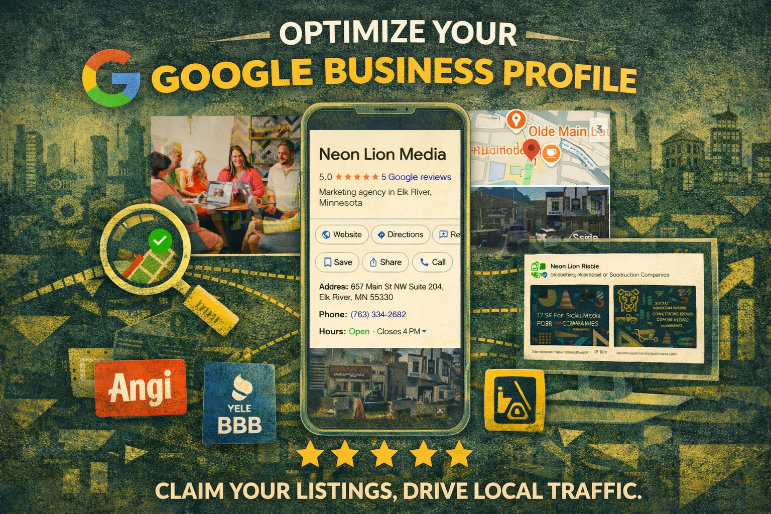 optimizing your google business profile is a must for all businesses who care about local traffic and local leads no local digital marketing strategy can not check this box