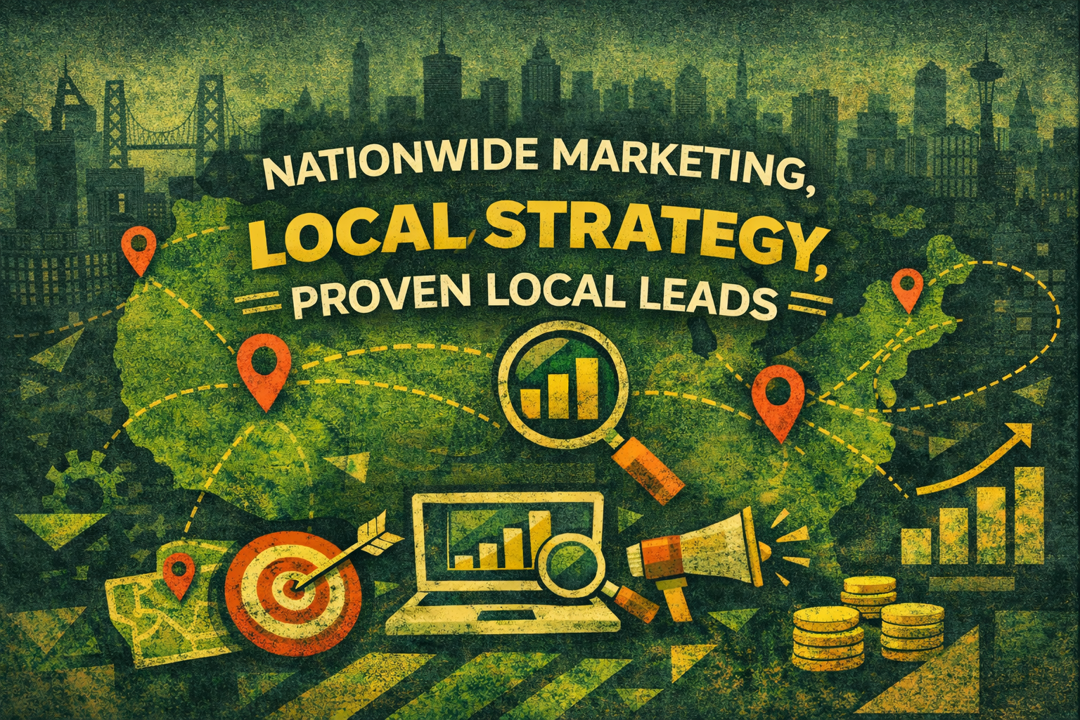 Neon Lion Media might be a national brand but working with each client we work to build a local digital marketing strategy that is effective and drives leads