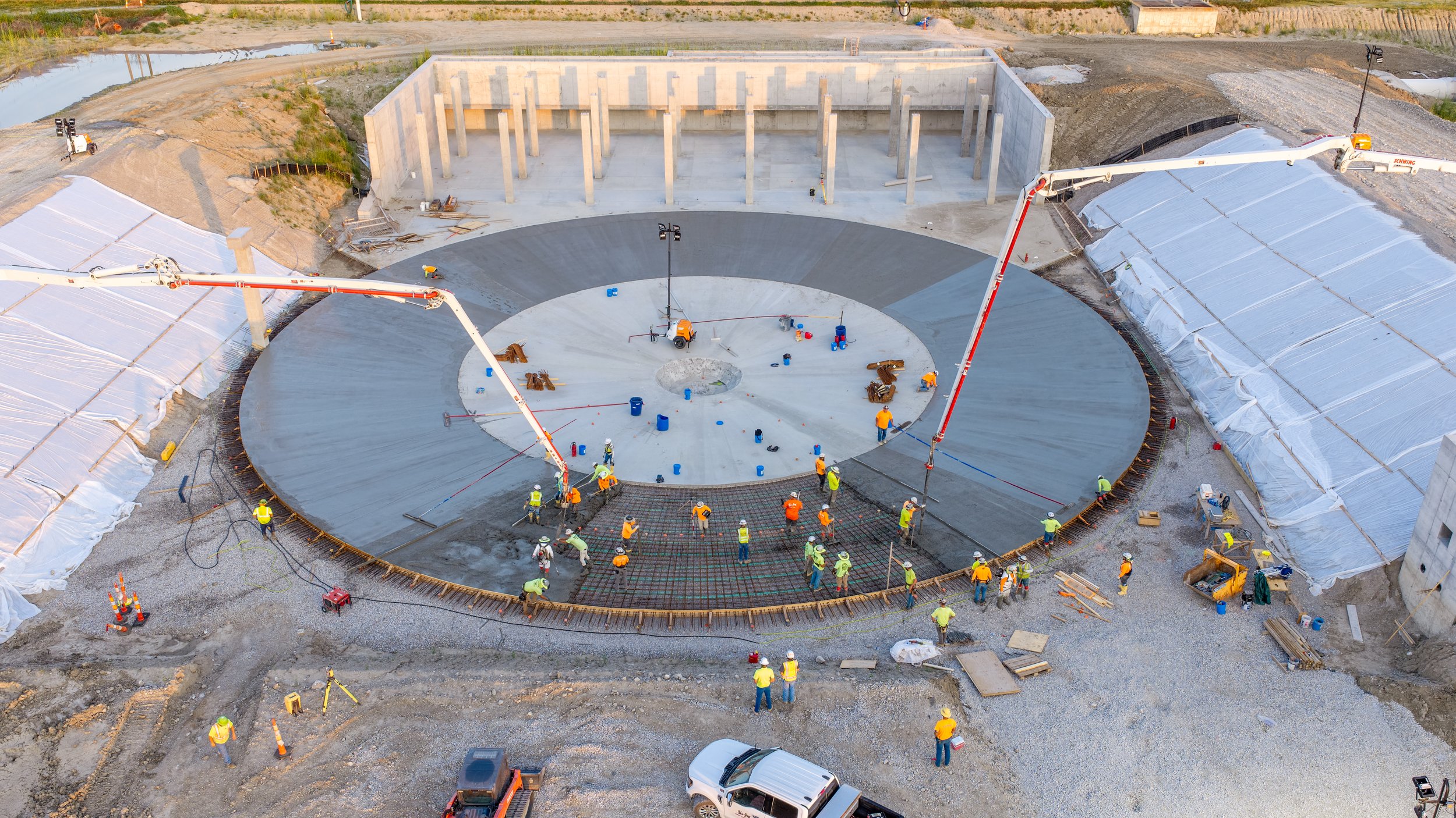 Missouri American Water Central Plant Basin Slabs