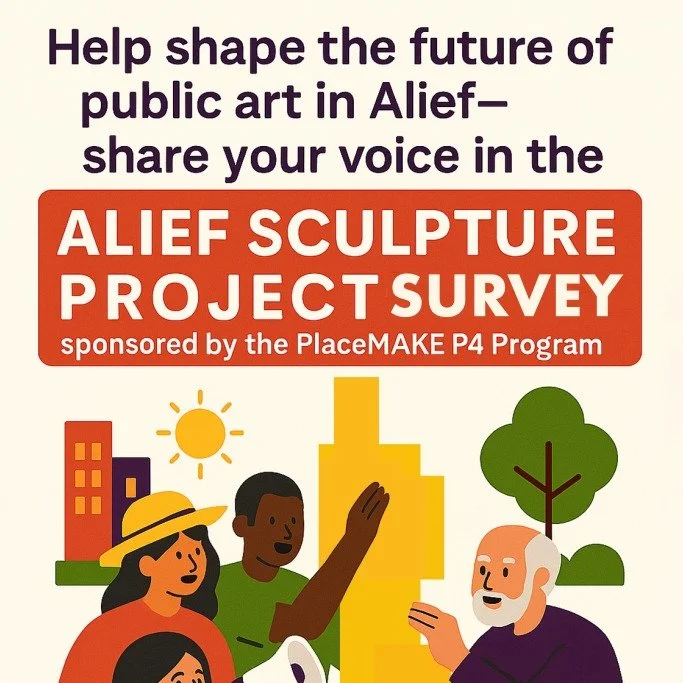 Alief&mdash;your voice matters!

Harris County Precinct 4 and Commissioner Leslie Briones are launching a public art initiative to bring new public artworks to this community. We want YOU to help shape its future! 

Take the Alief Sculpture Project S
