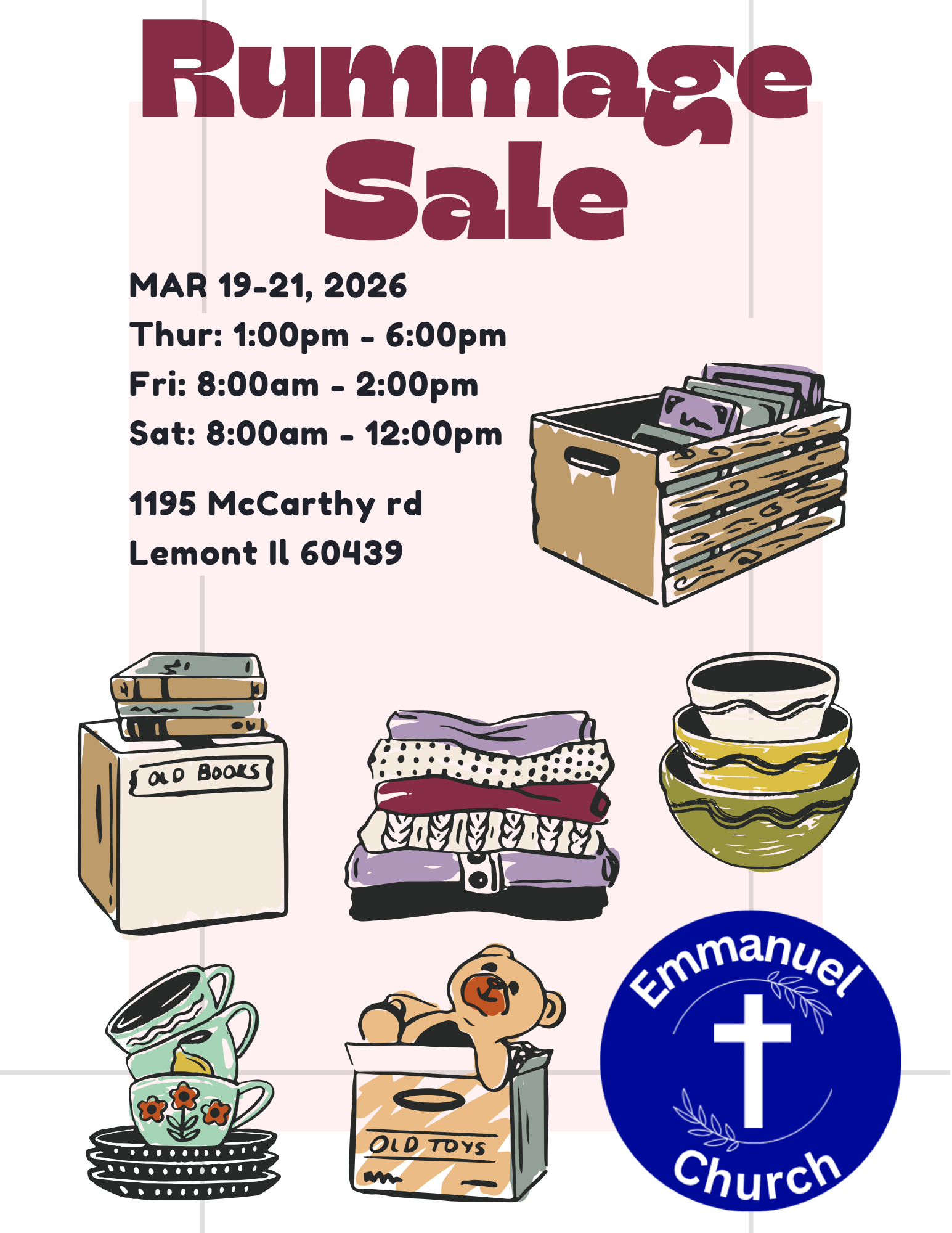 Rummage Sale Day 1 