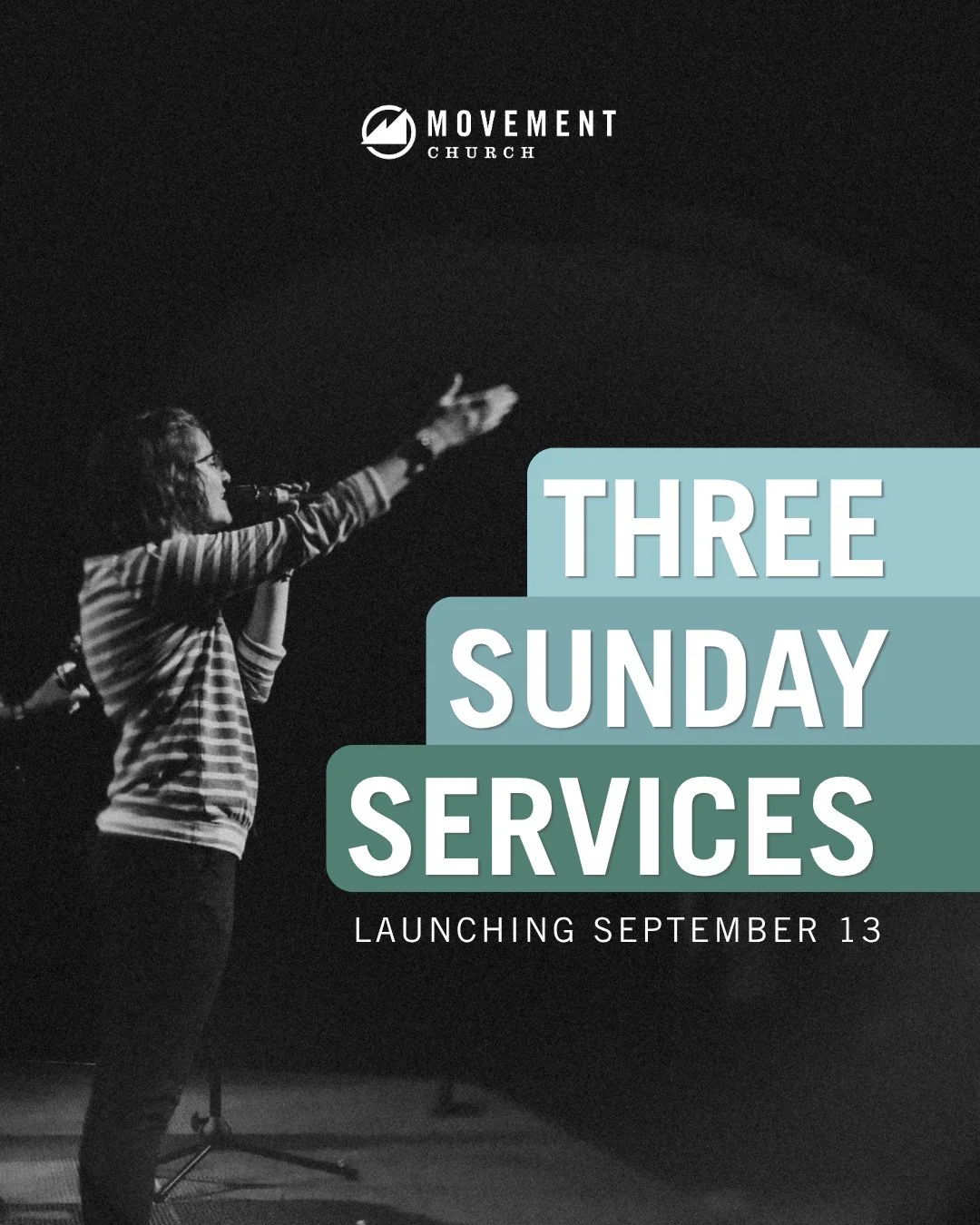 Coming soon: 3 SUNDAY SERVICES!⁠
⁠
Starting Sept. 13, we're making room for MORE! More people to welcome. More ways to serve. More opportunities to worship. ⁠
⁠
See you at 8:30, 10 and 11:30 a.m.! ⁠
⁠
📍2881 Walker Rd