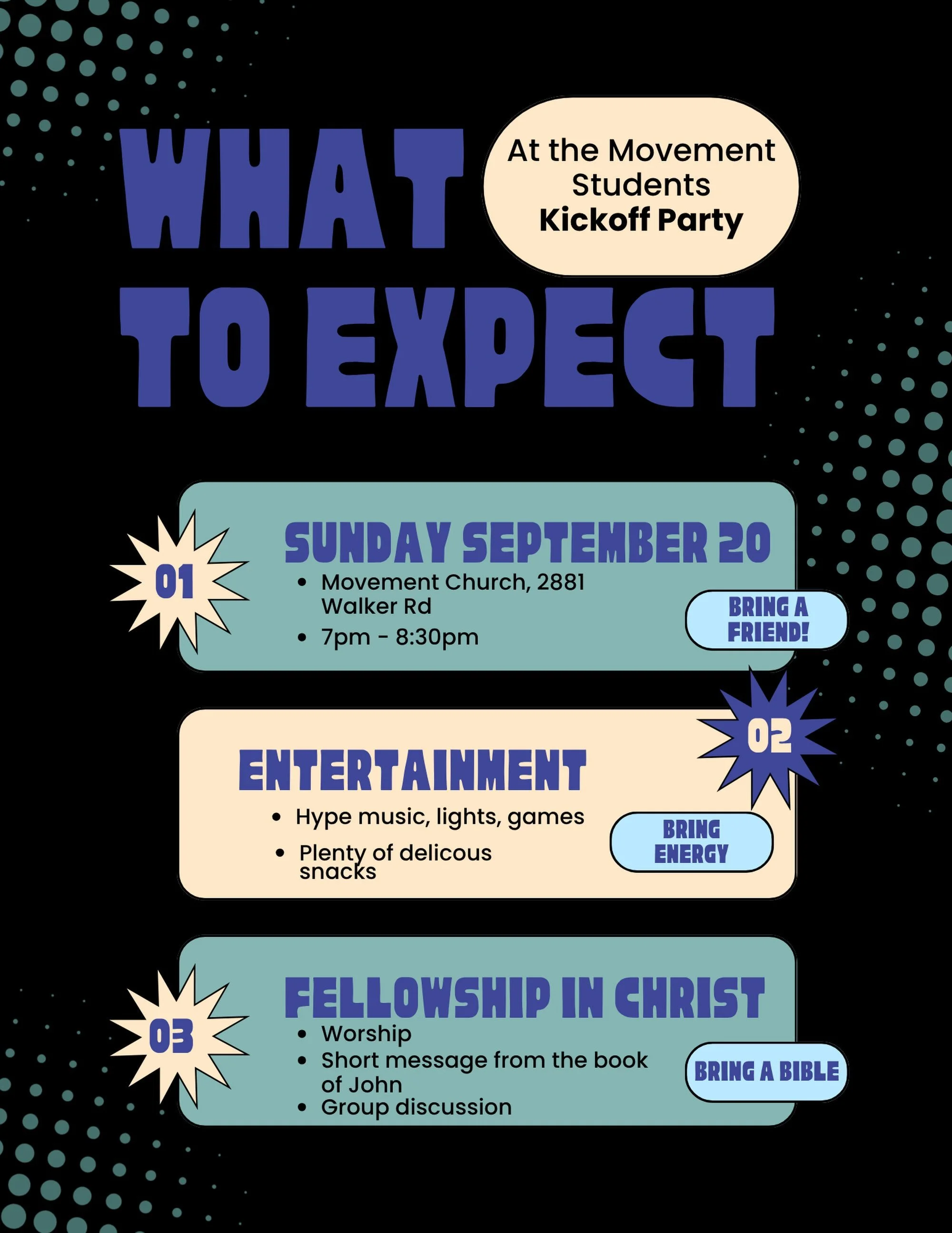 September 20th. Let&rsquo;s start the school year off right.