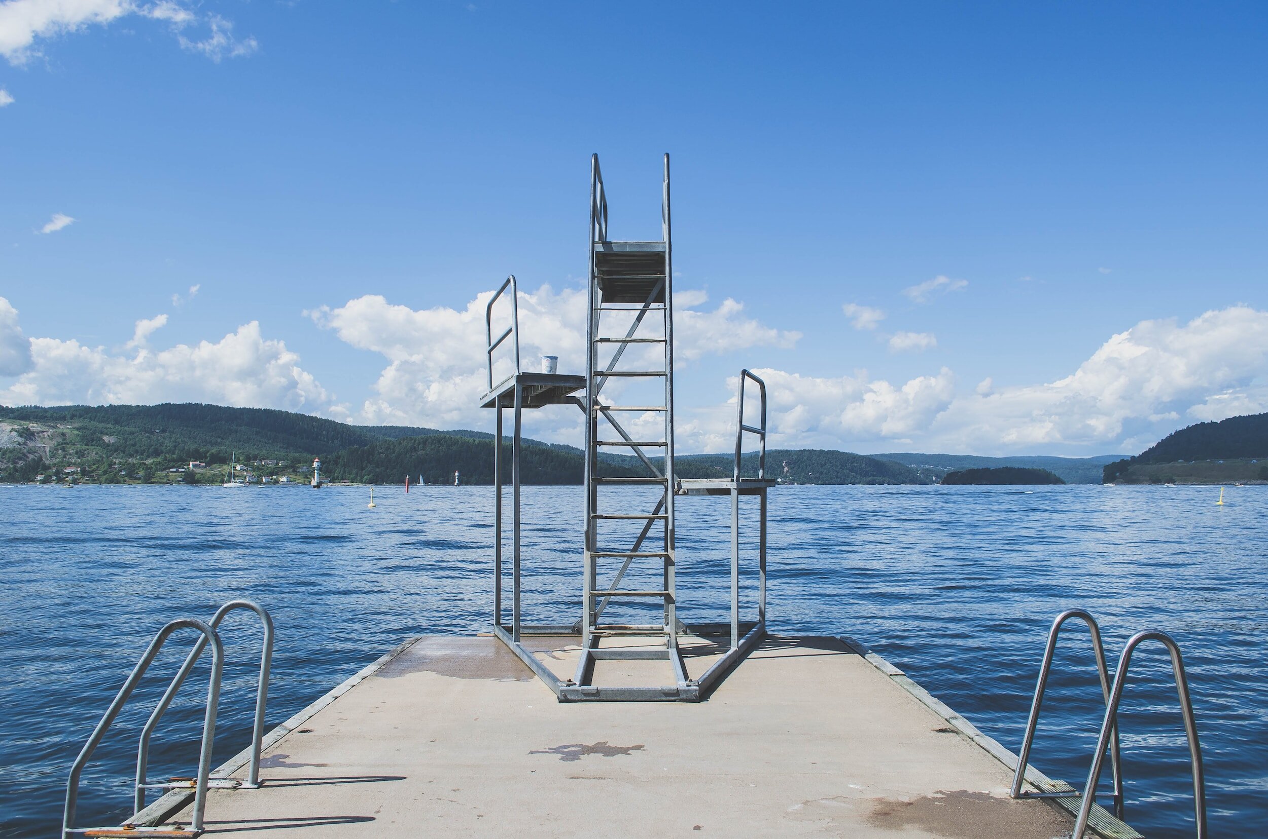 Diving Off The High Dive