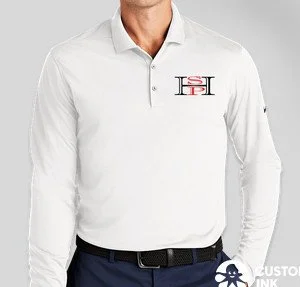 Nike Dri‑FIT Micro Pique Long Sleeve Performance Polo 2.0 - $90