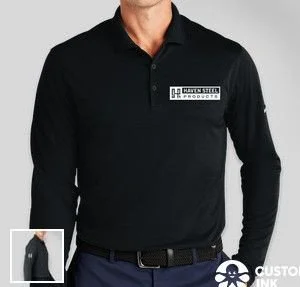 Nike Dri‑FIT Micro Pique Long Sleeve Performance Polo 2.0 - $105