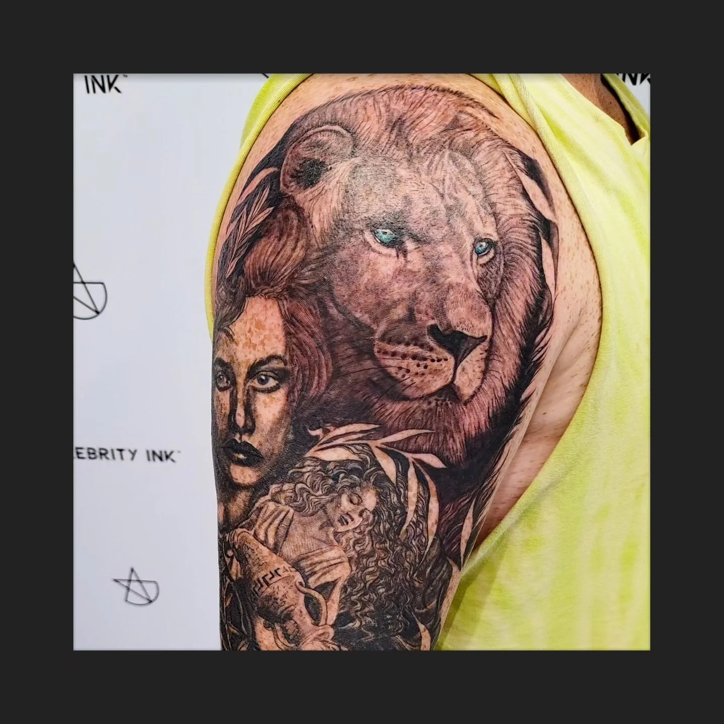 Thank you Tim for coming in for this Leo, Virgo and Aquarius inspired piece! #starsigns #blacktattoo #realism #northlakes #tattoo #ink #blackwork #bodyart #art #inkedup #tattooinspiration #artwork #tattooaddict #tattoolife #celebrityinktattoonorthlak