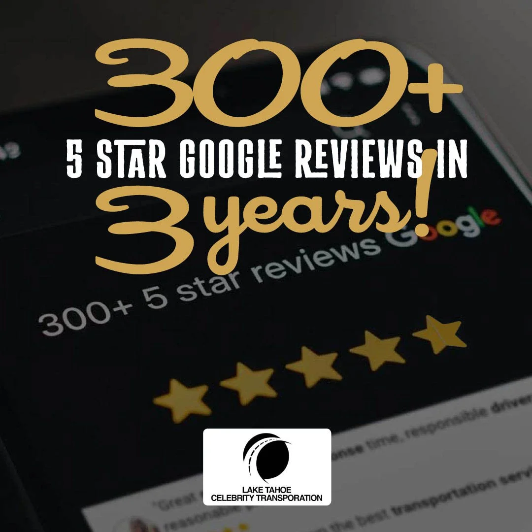 300+ Five-Star Reviews in Just 3 Years — Thank You, Tahoe/Reno!