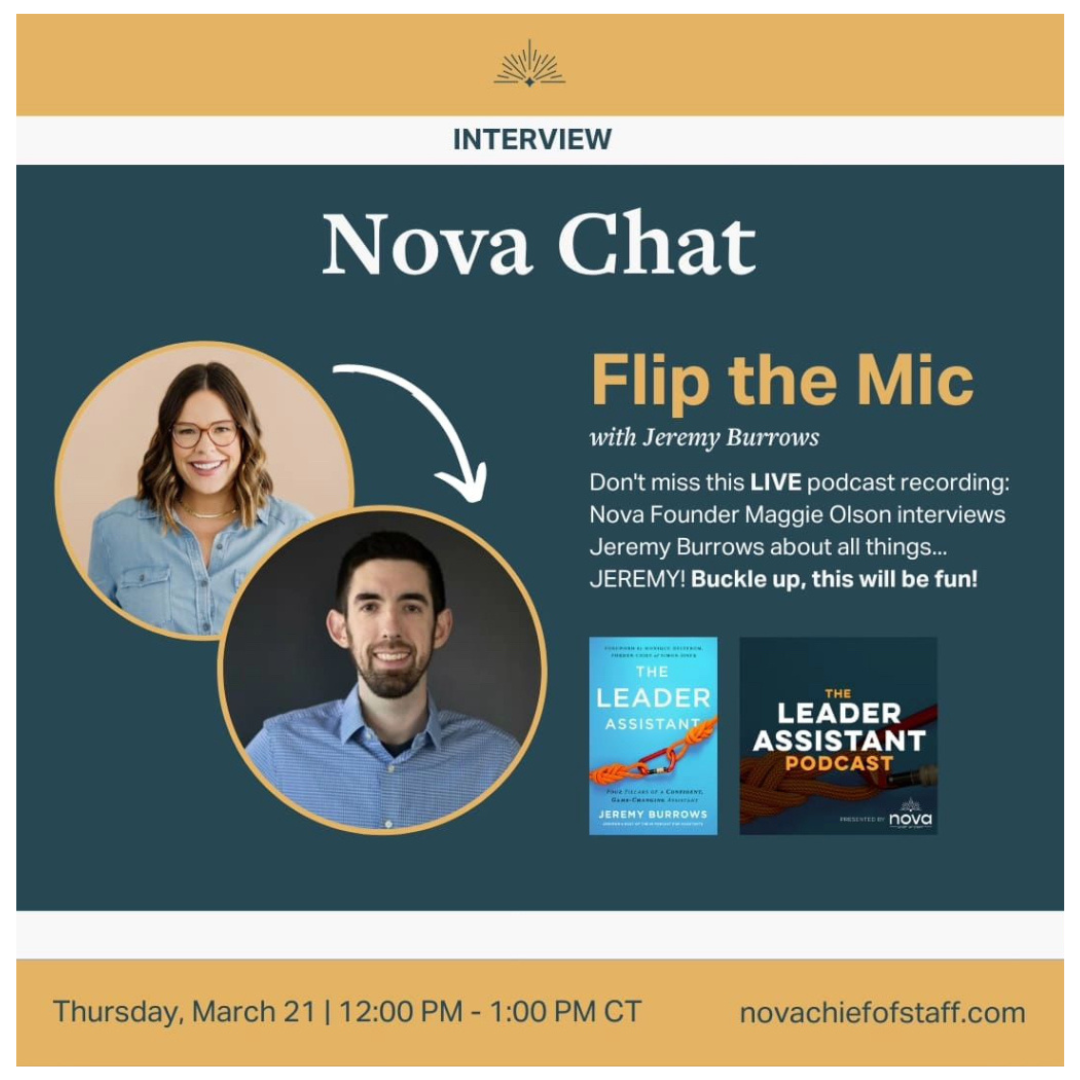 Maggie Olson and Jeremy Burrows Nova Chat