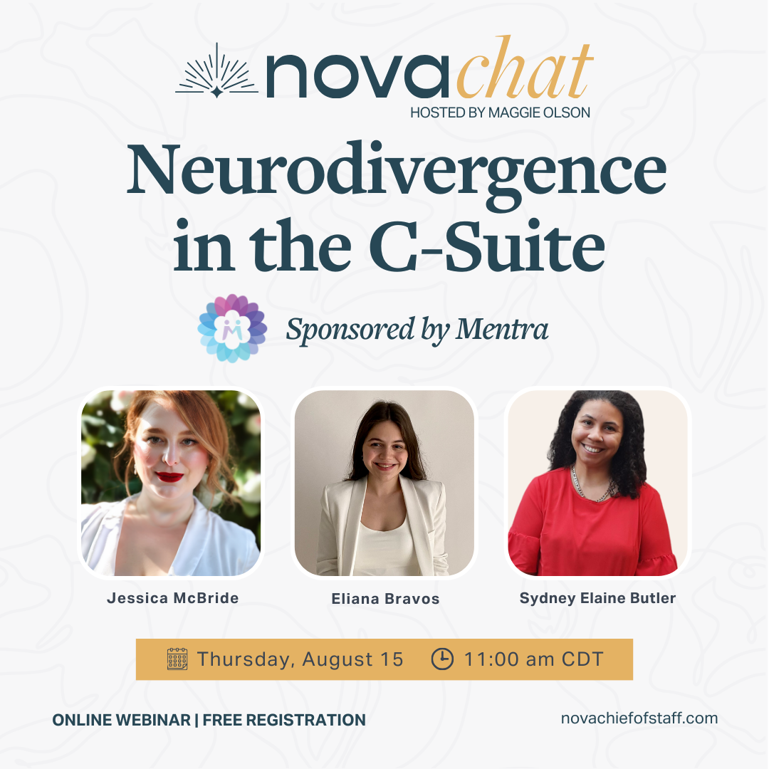 Nova Chat Neurodivergence in the C-Suite Sponsored by Mentra