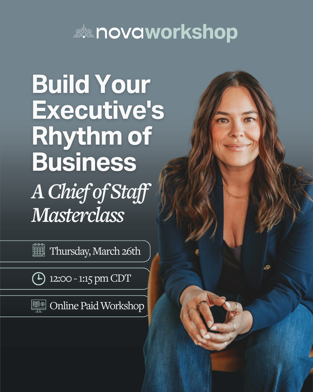 Build Your Executive's Rhythm of Business - A Chief of Staff Masterclass with Maggie Olson, Online paid workshop
