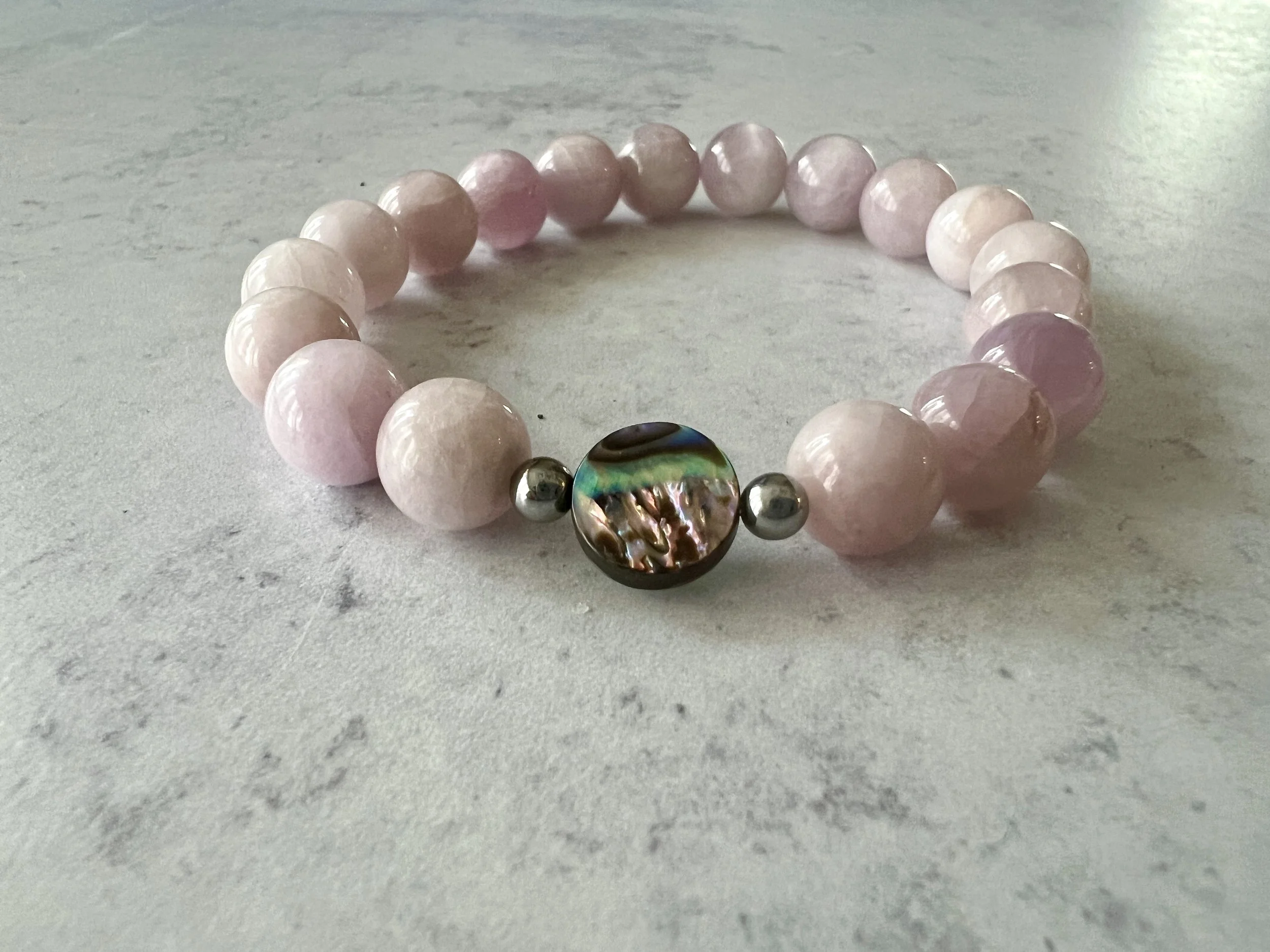 12mm Rose Quartz Bracelet