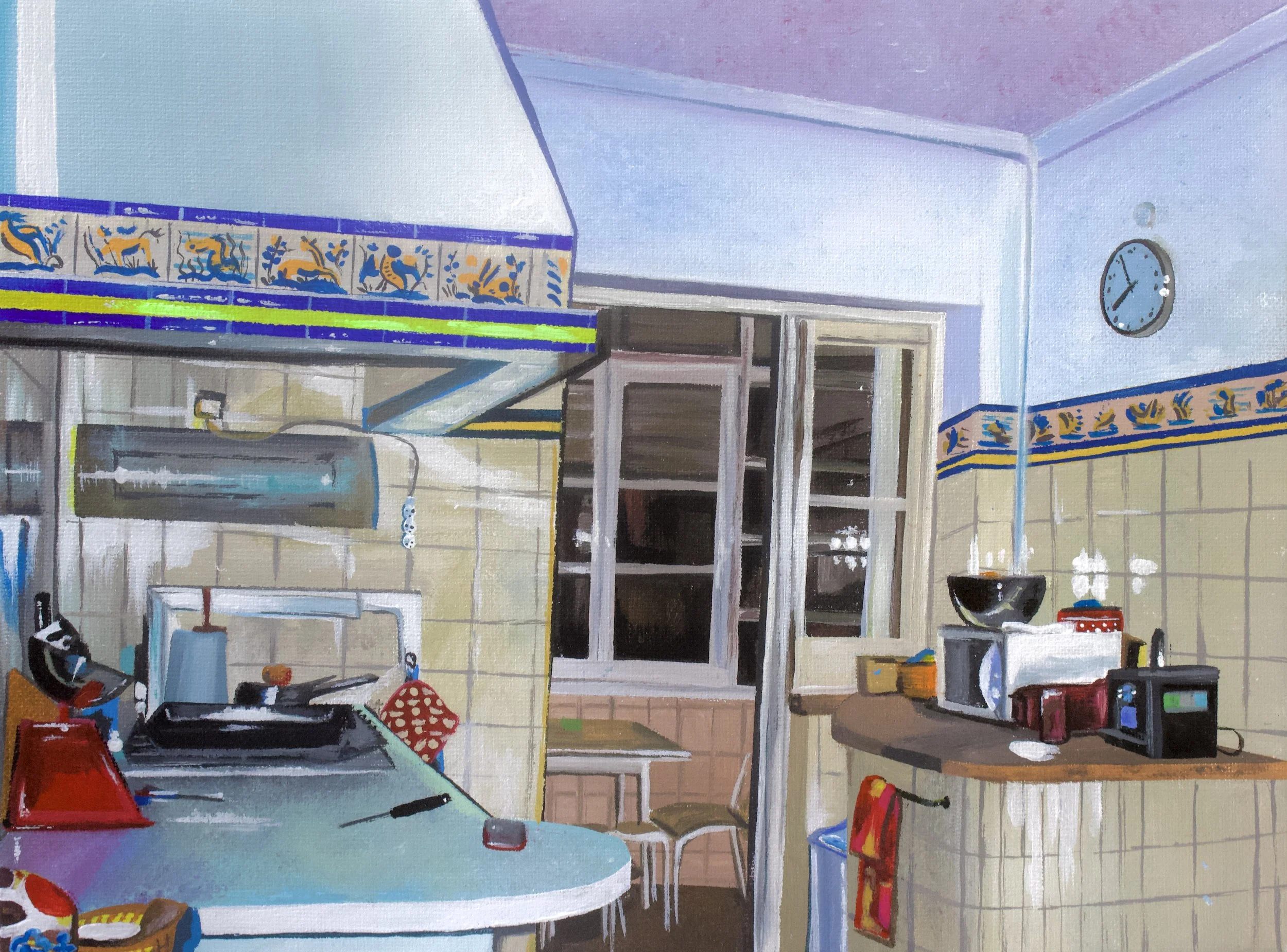 Cozinha, 2025
acrylic on 9x12" canvas
