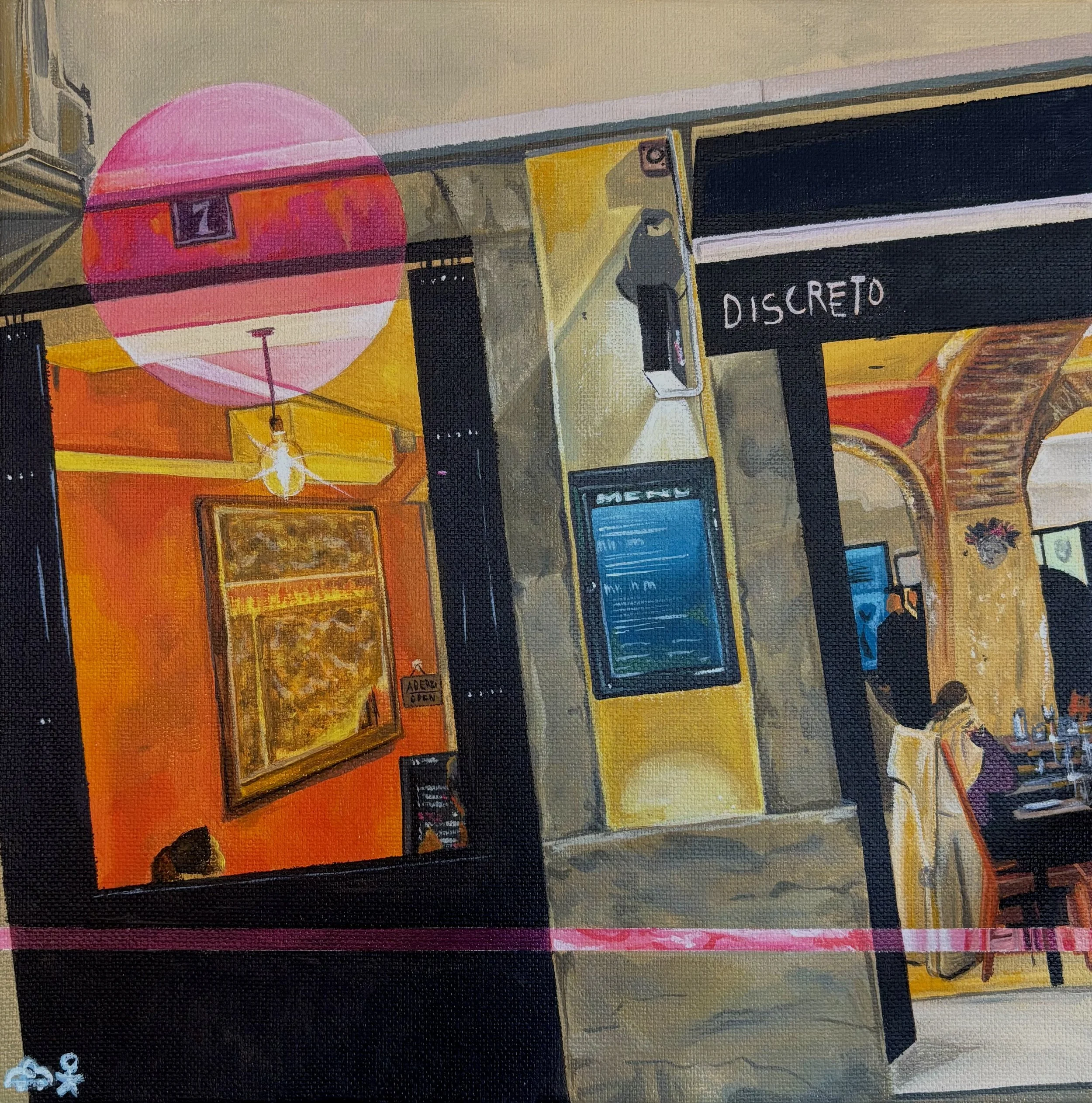 Discreto, 2026
acrylic on 10x10" canvas
