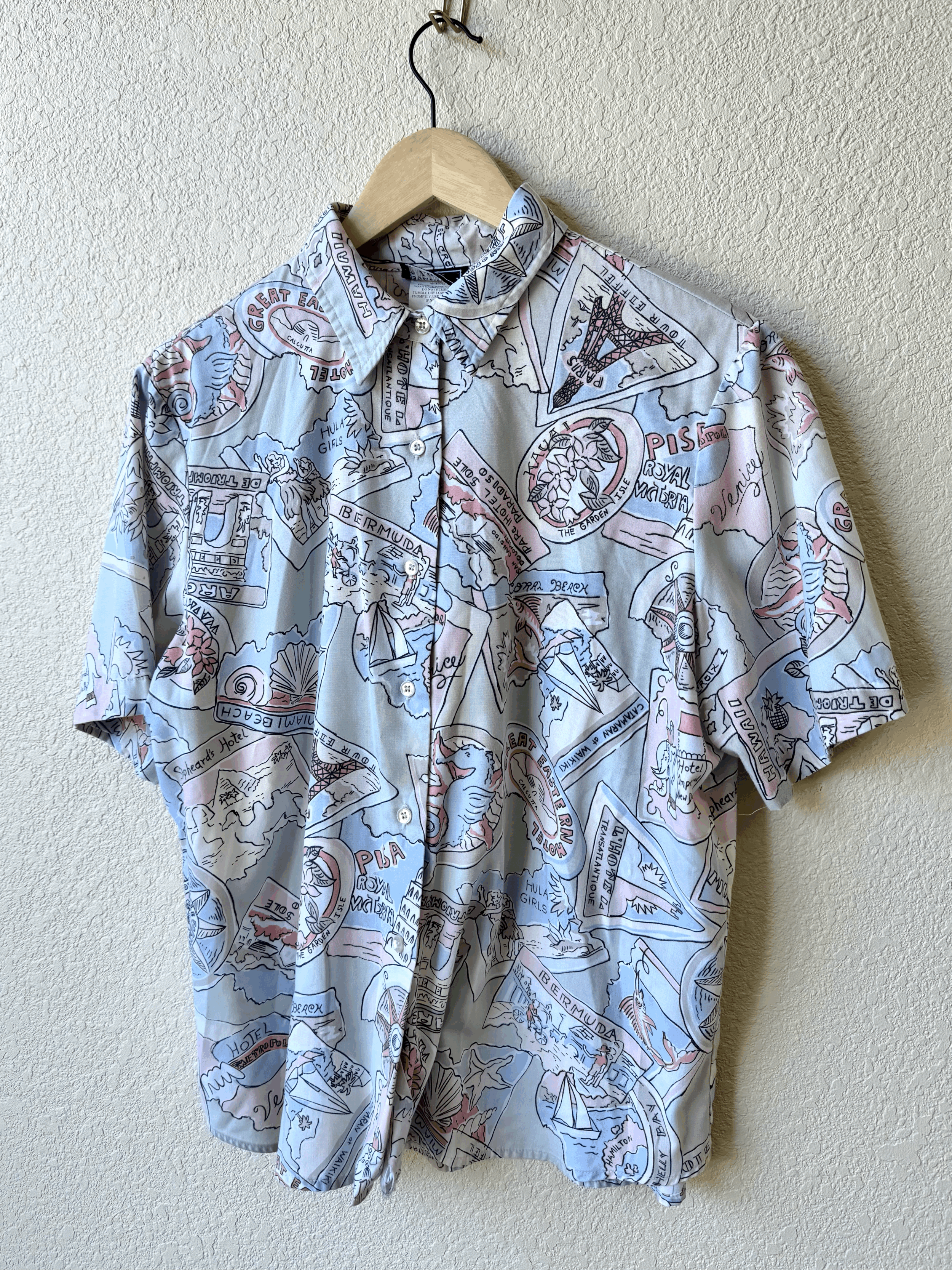 1990's Southern Lady Vacation Top (L)
