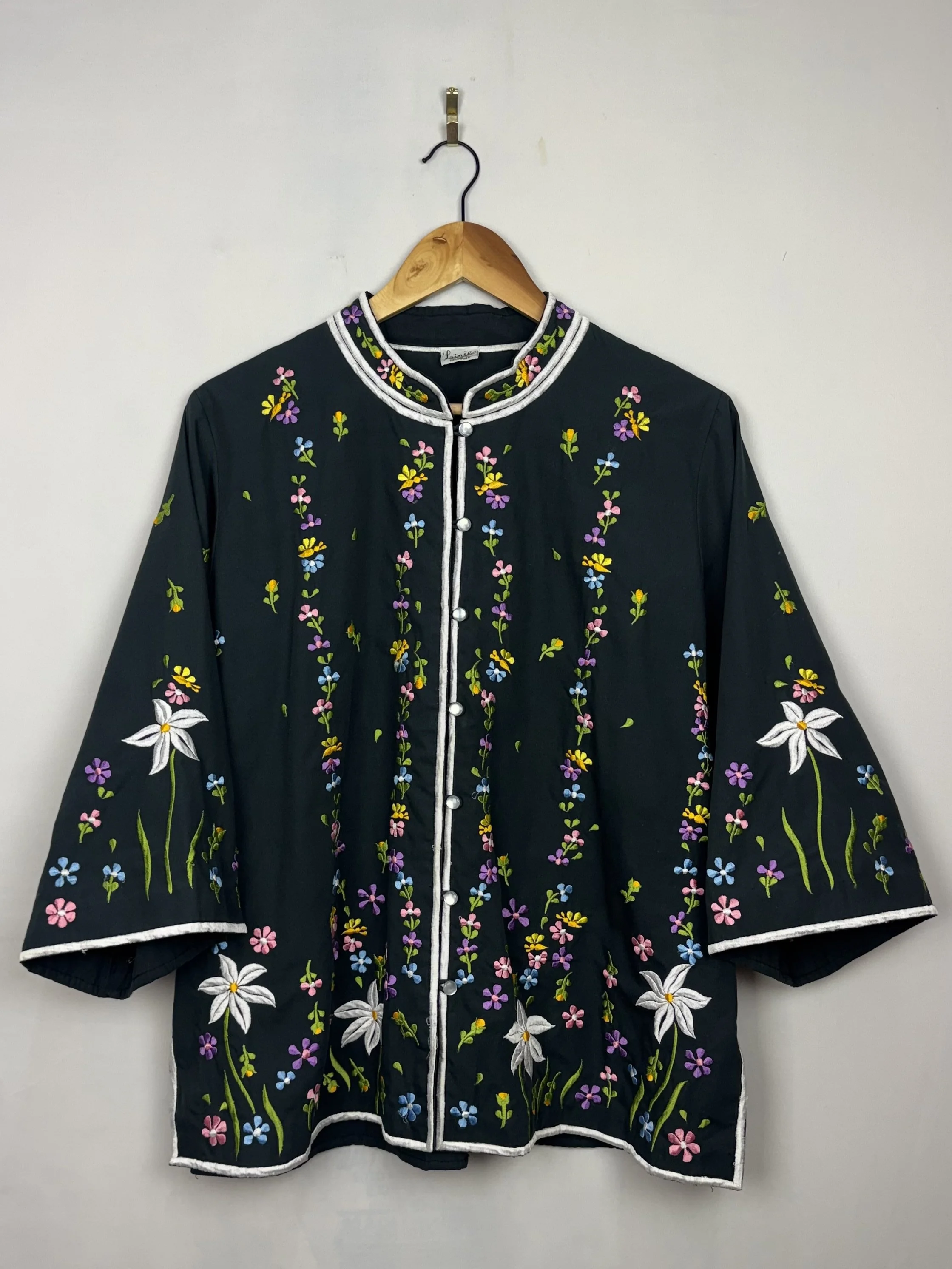 Vintage Prinie Jacket Blouse (XL)