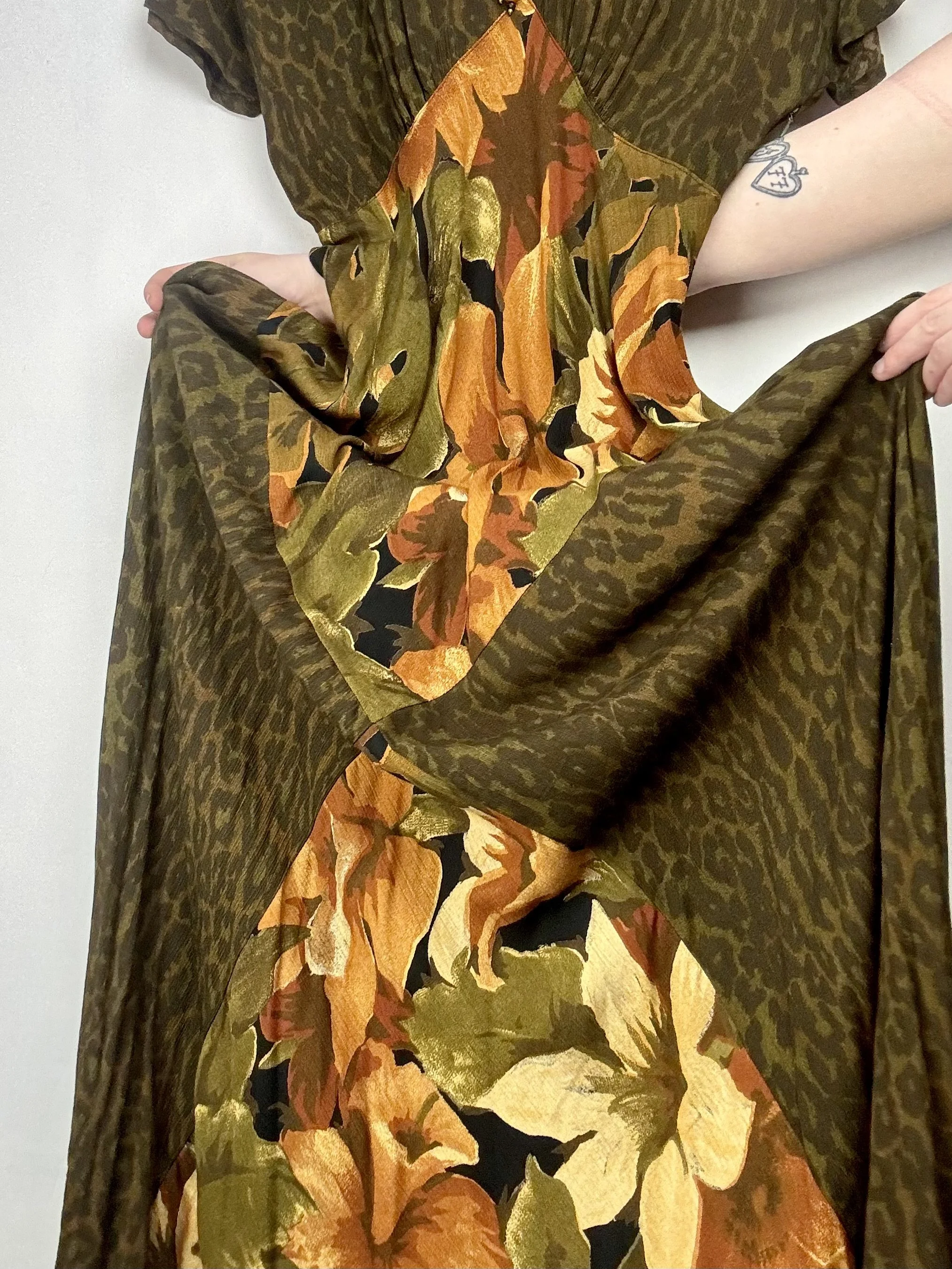 Vintage 90's Carole Little Maxi Dress (M/L)