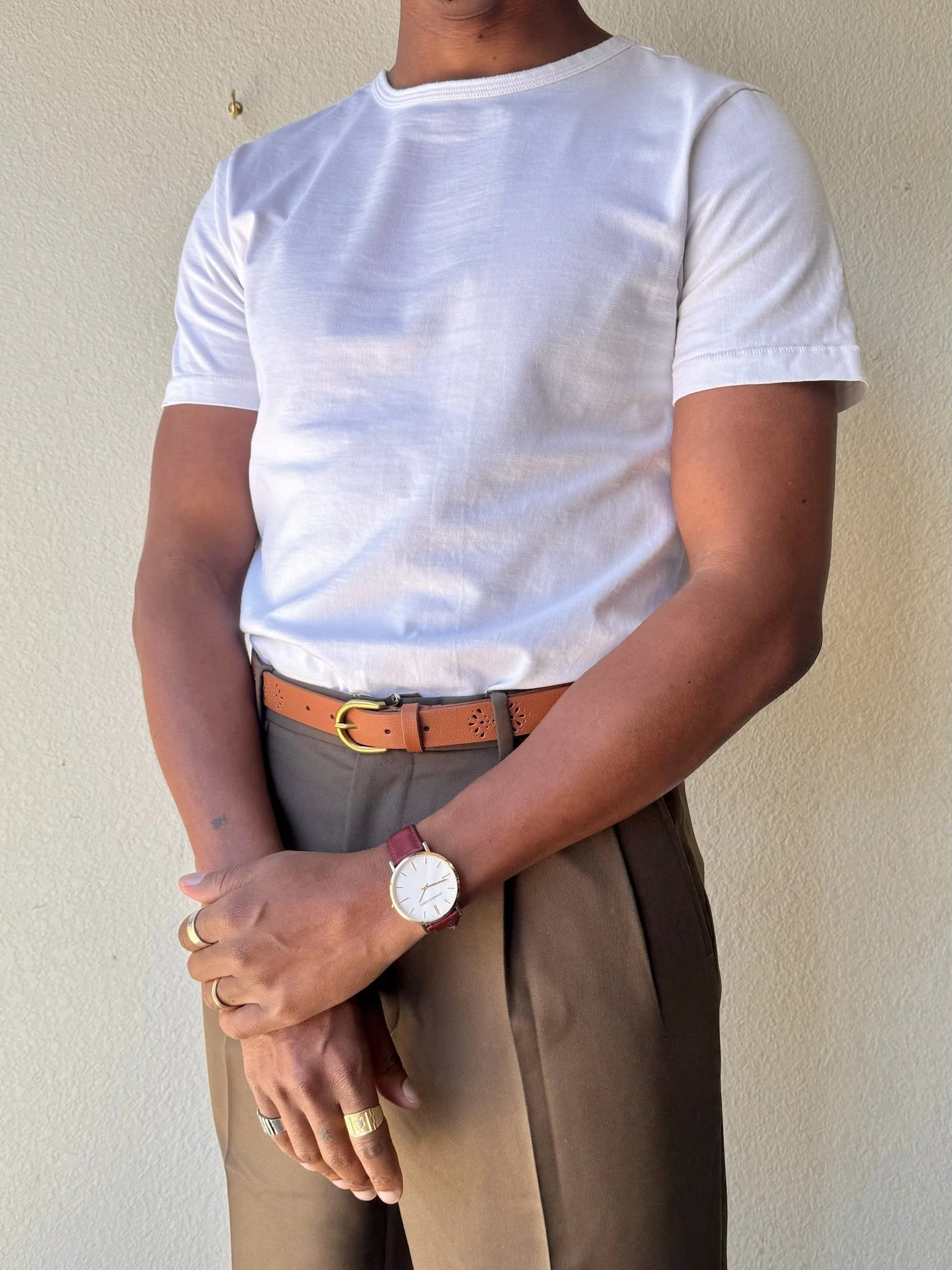 Merz b. Schwanen White Tee (S/M)