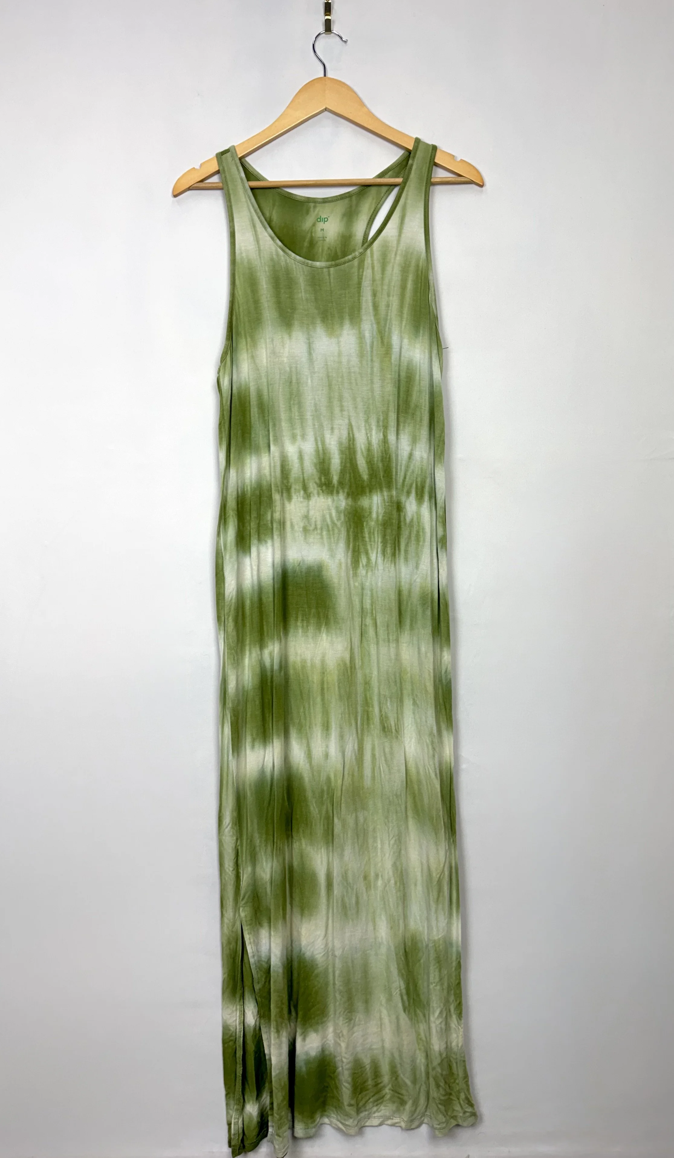 Green TieDye Dress