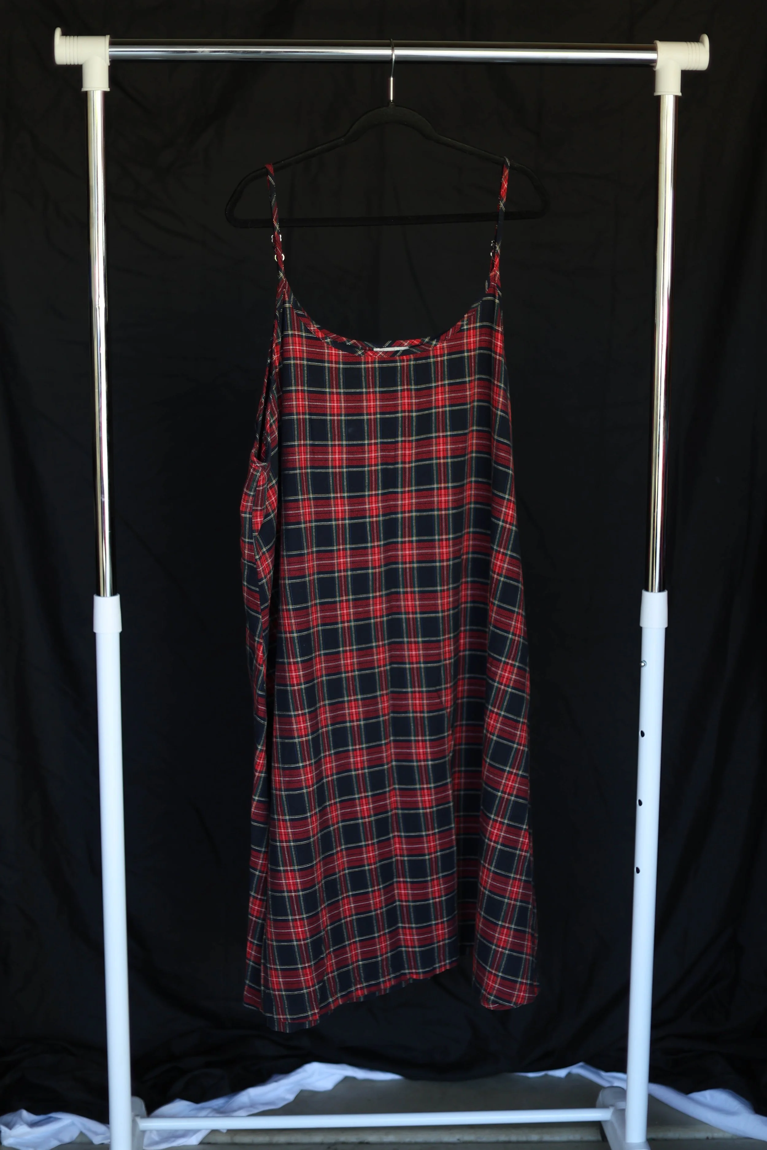 Tuesday of California Red Plaid Dress (4XL)