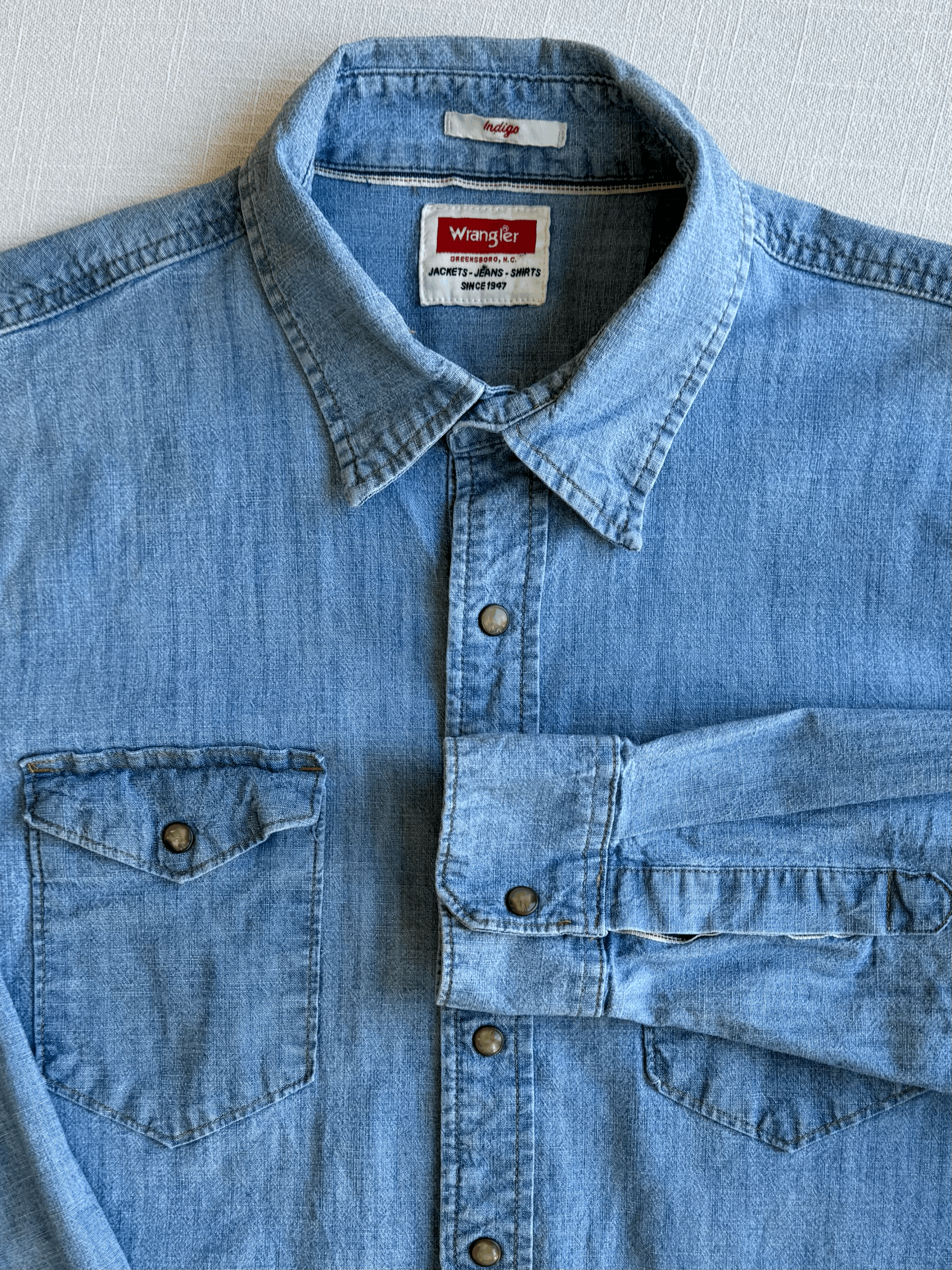 Denim Wrangler Shirt (L)