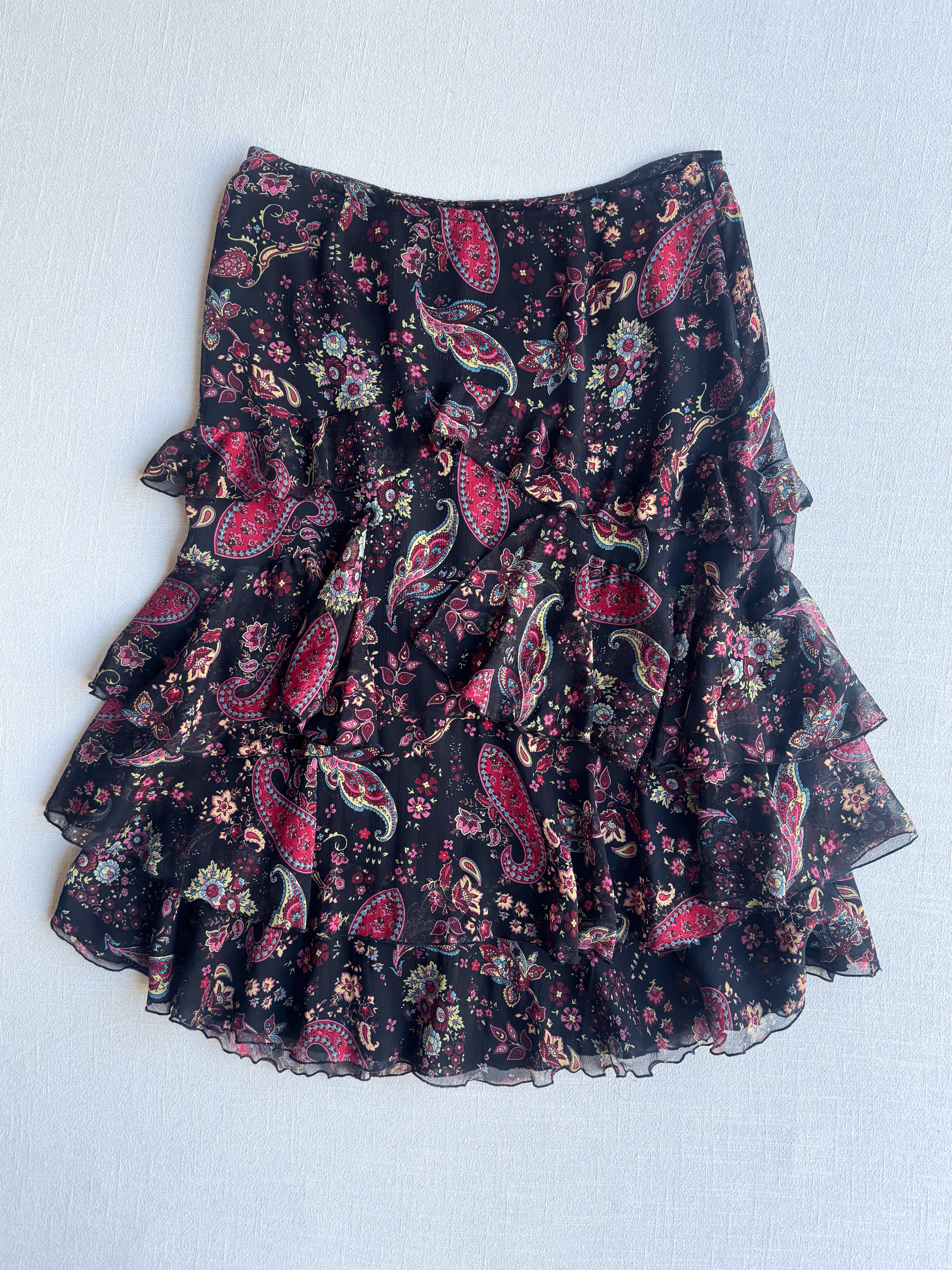 Cortefiel Paisley Midi Skirt (M/L)