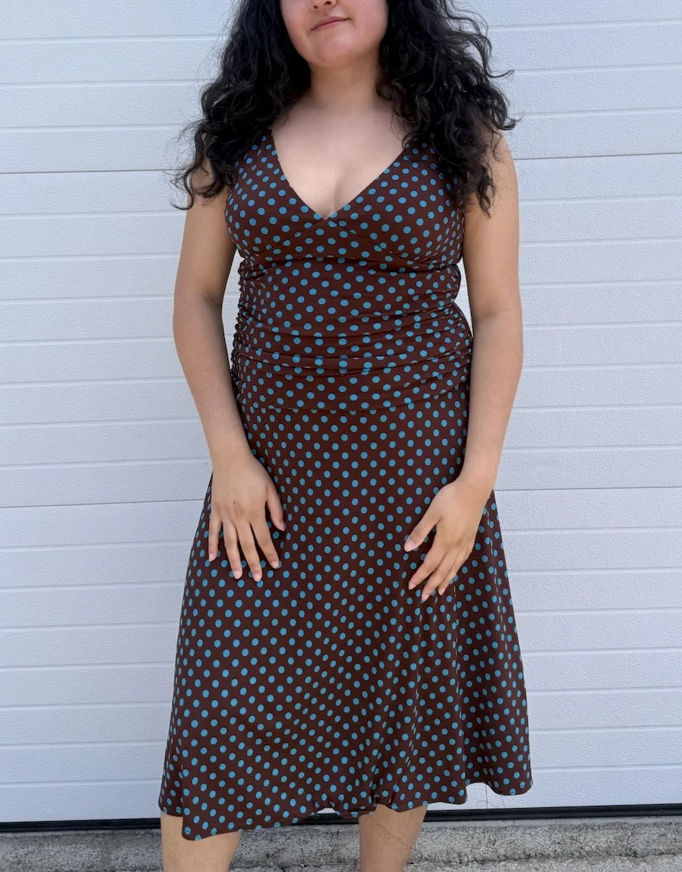 Eliza J. Polka Dot Dress