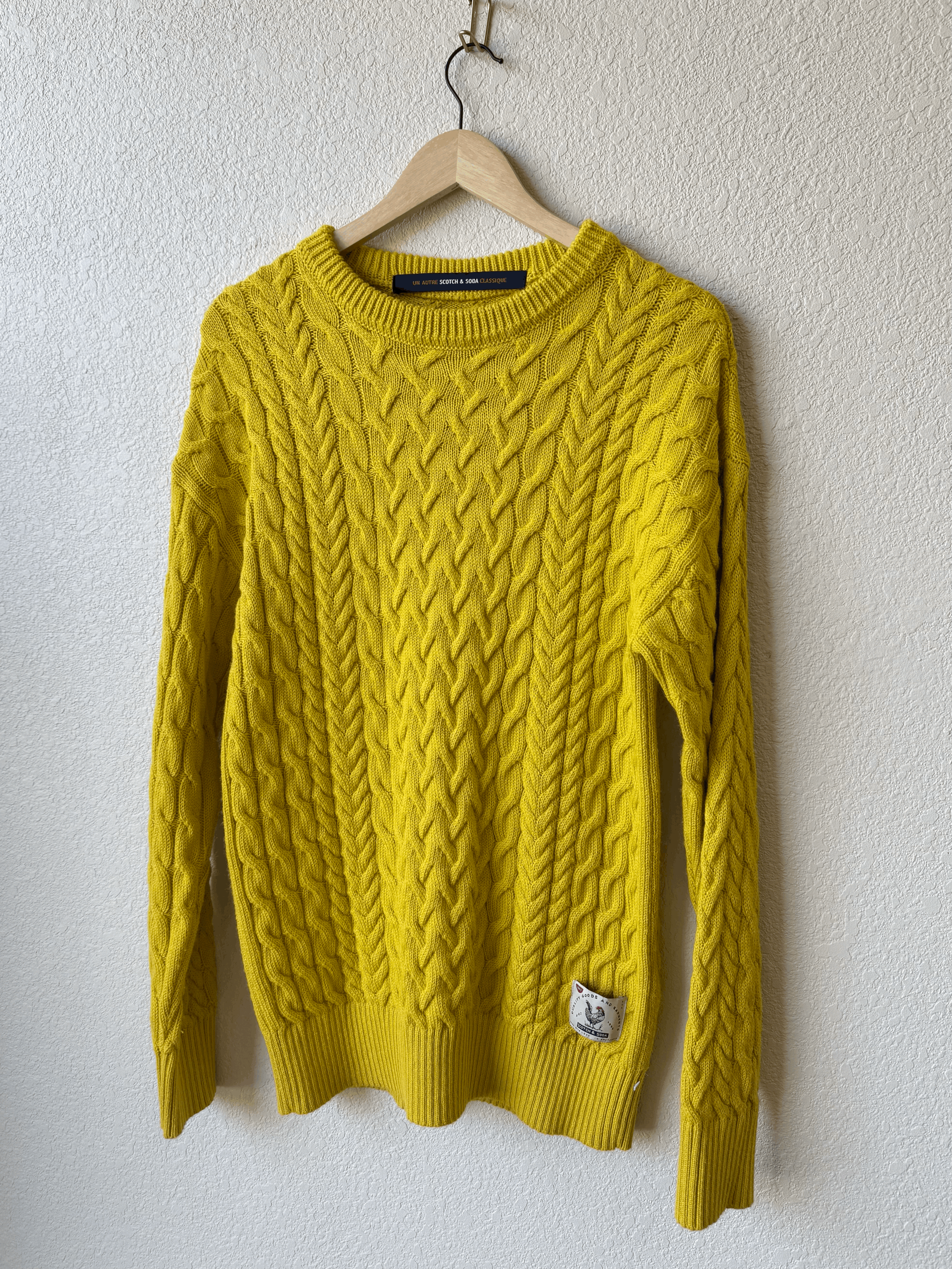 Scotch & Soda Yellow Chunky Sweater (S/M)