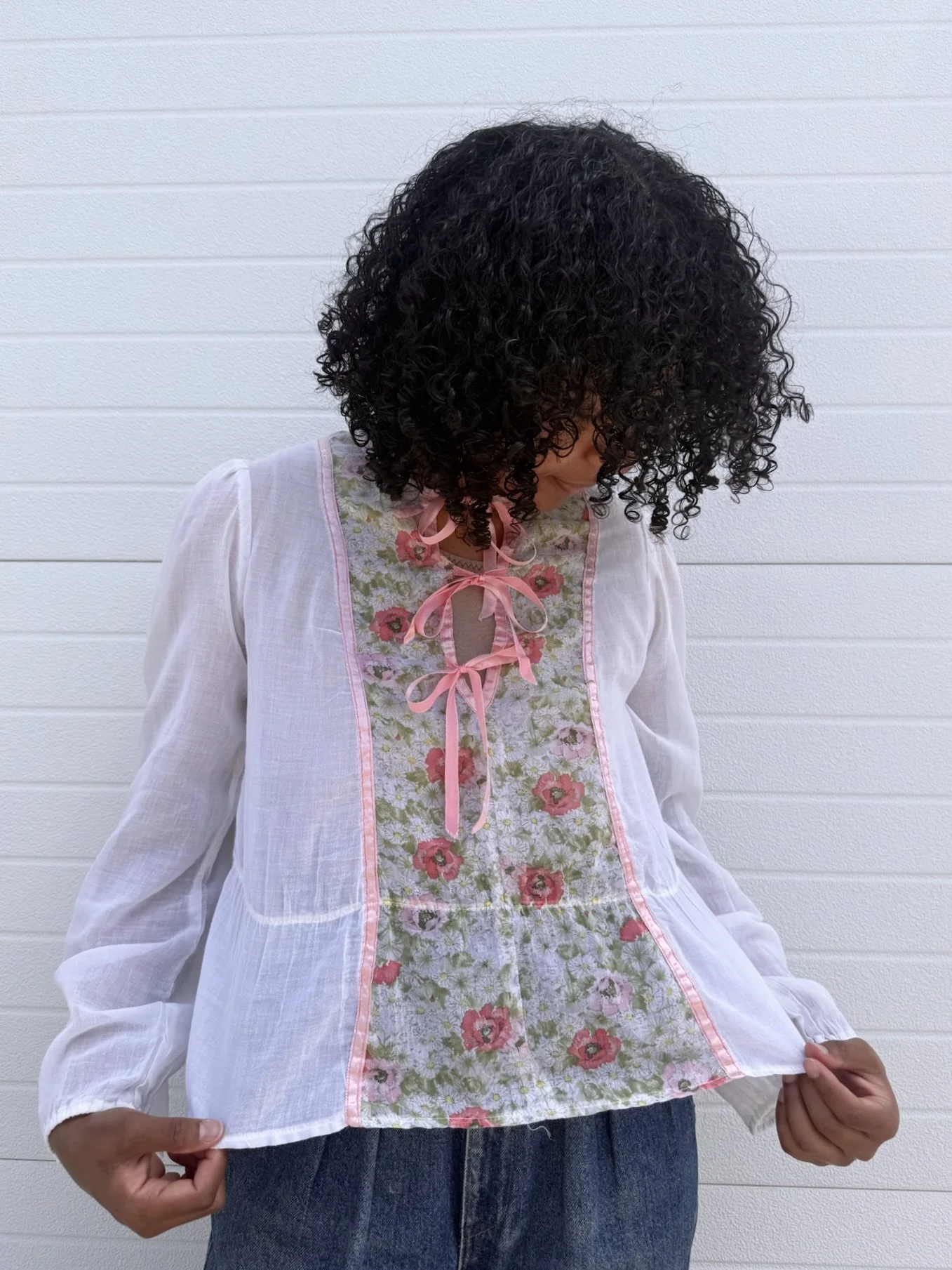 Cottagecore Peasant Blouse (M)