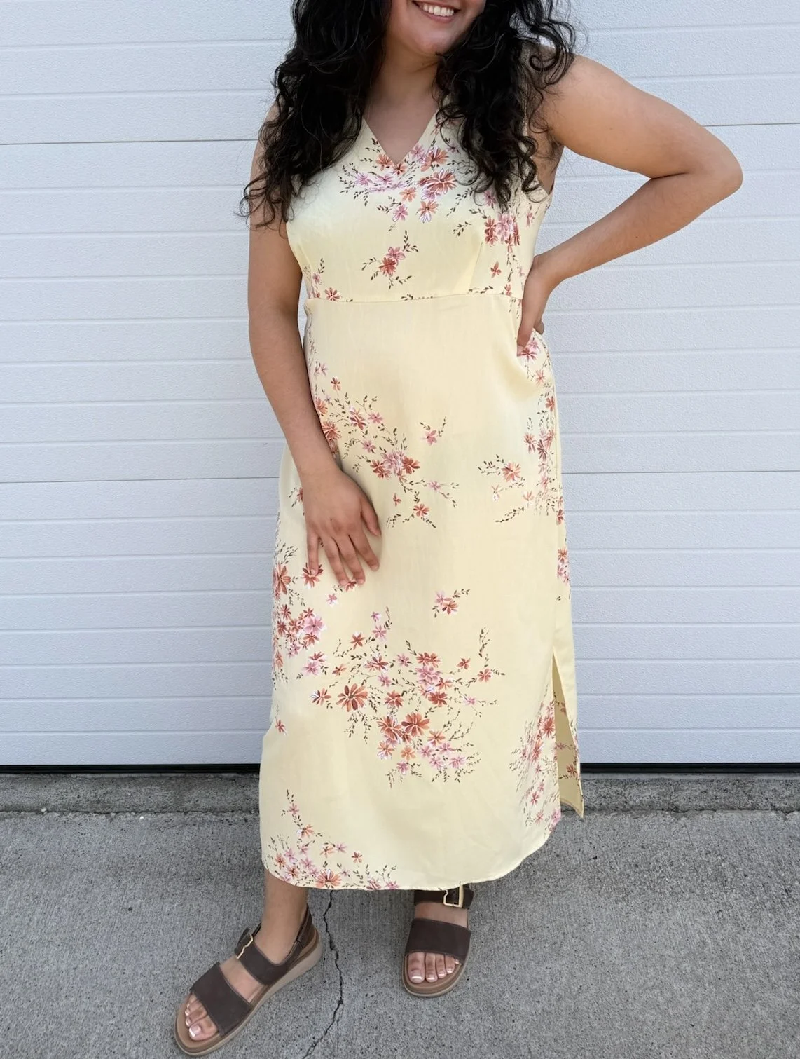 En Focus Petite Floral Maxi Dress  (16-Petite)