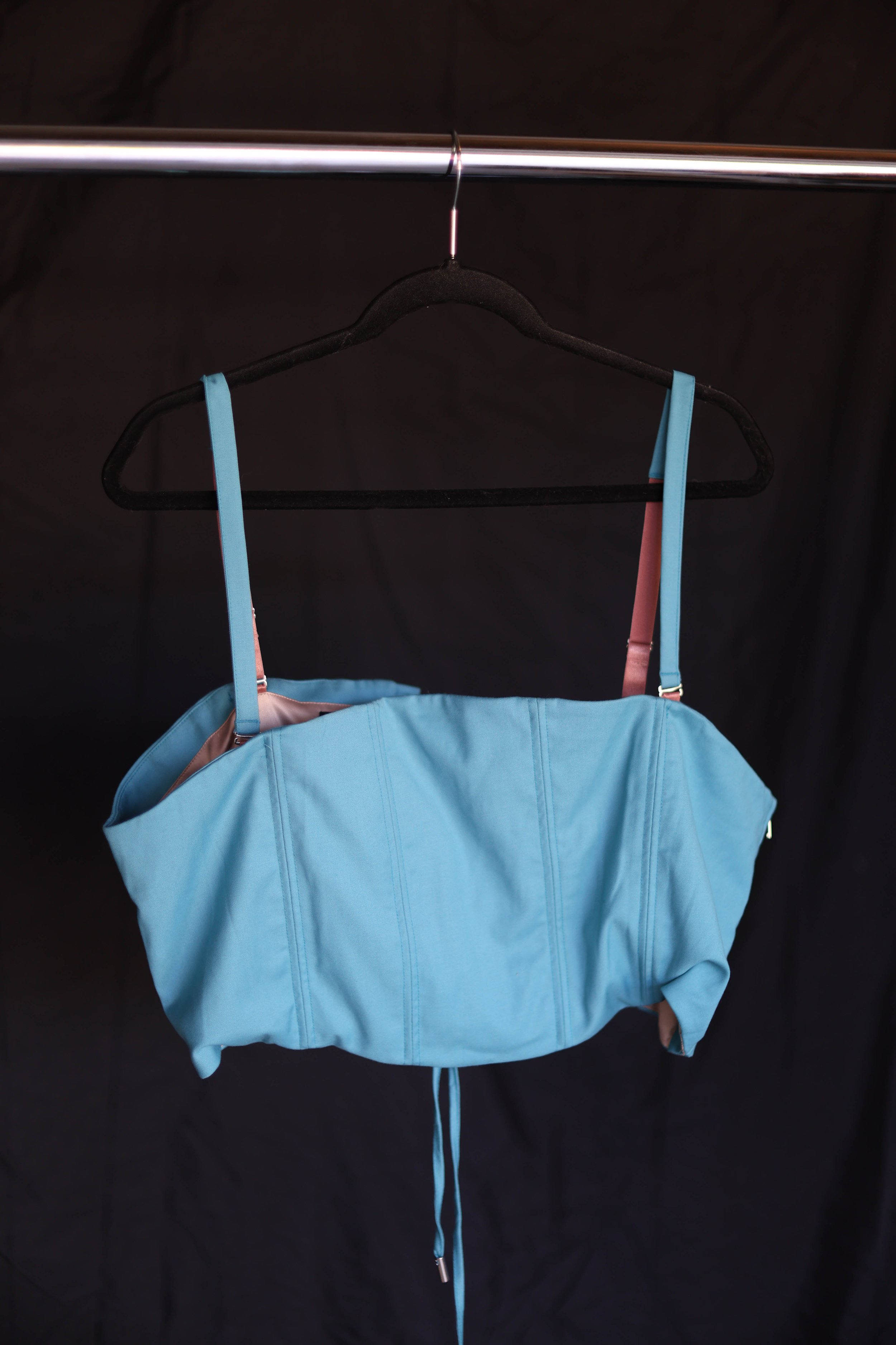 Teal Wildfang Corset Top (3XL)