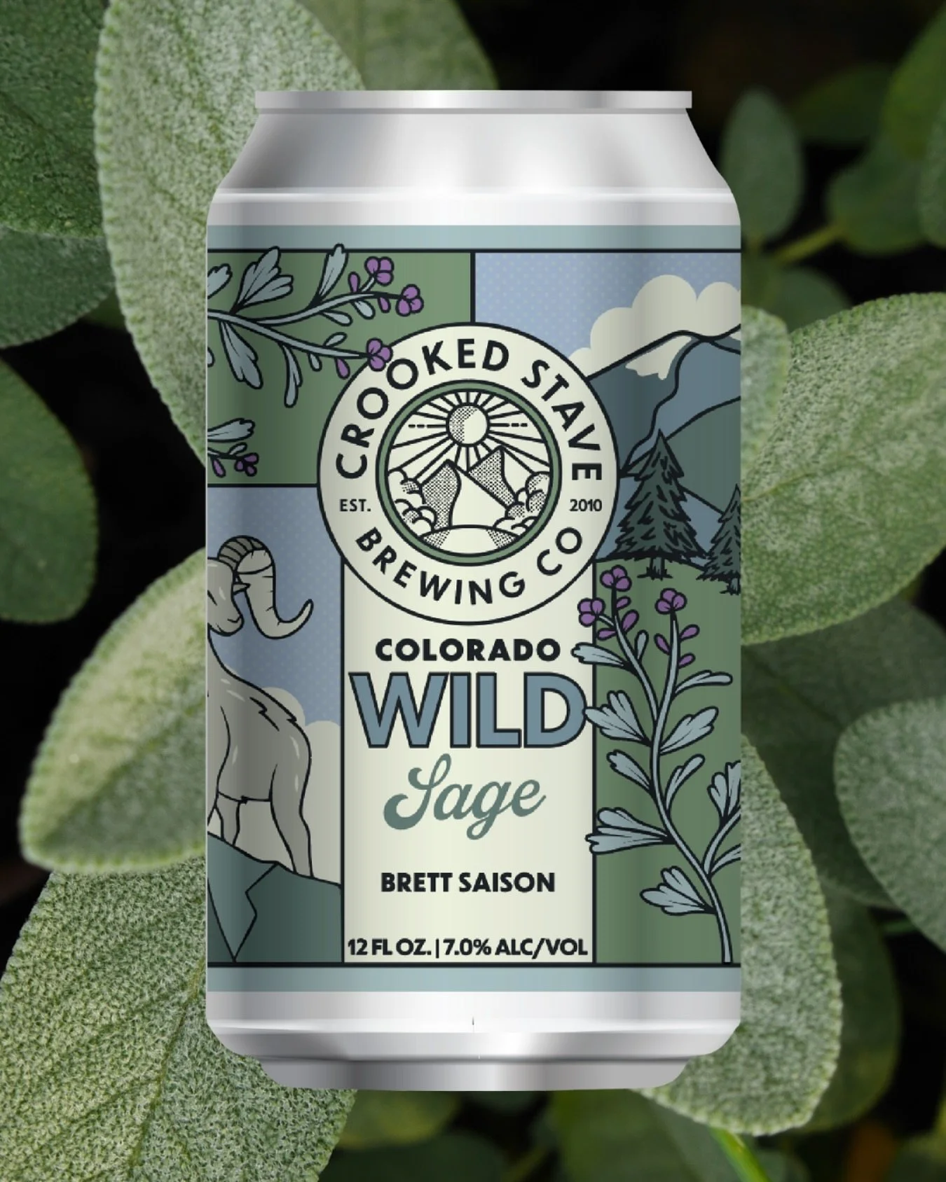 Colorado Wild Sage 🌱 @crookedstave 

The return of a Classic, Colorado Wild Sage is a Brett Saison with white sage and lemongrass. Wonderfully earthy and floral this brew brings a taste of Colorado&rsquo;s backcountry to your glass. 

Wild Sage repr