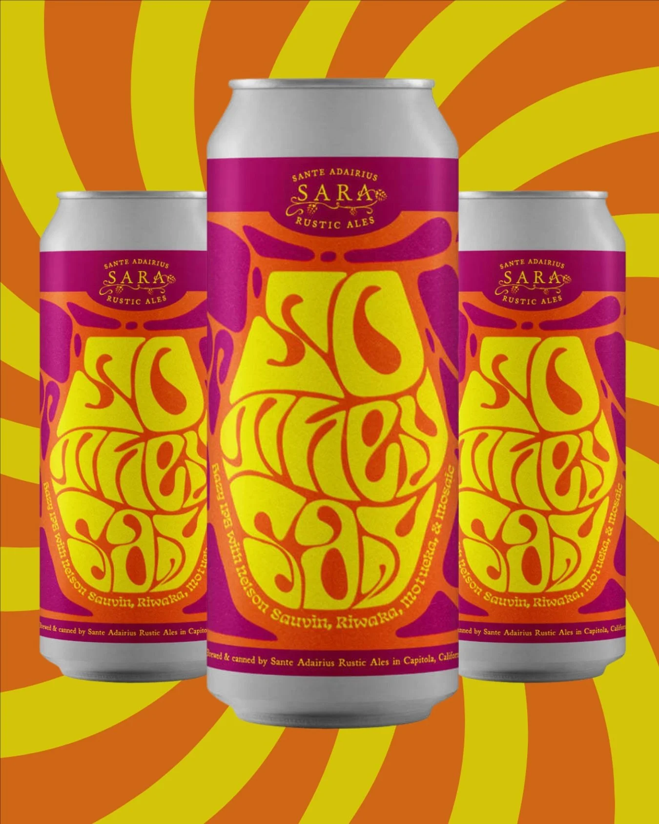 So They Say 💛 @rusticales 
You have to try this groovy Hazy IPA from our friends at Sante Adairius - brewed with Nelson Sauvin, Riwaka and Motueka and Mosaic hops. 

Hazy, delicious and only here in the state for a limited time. #santeadairiusrustic