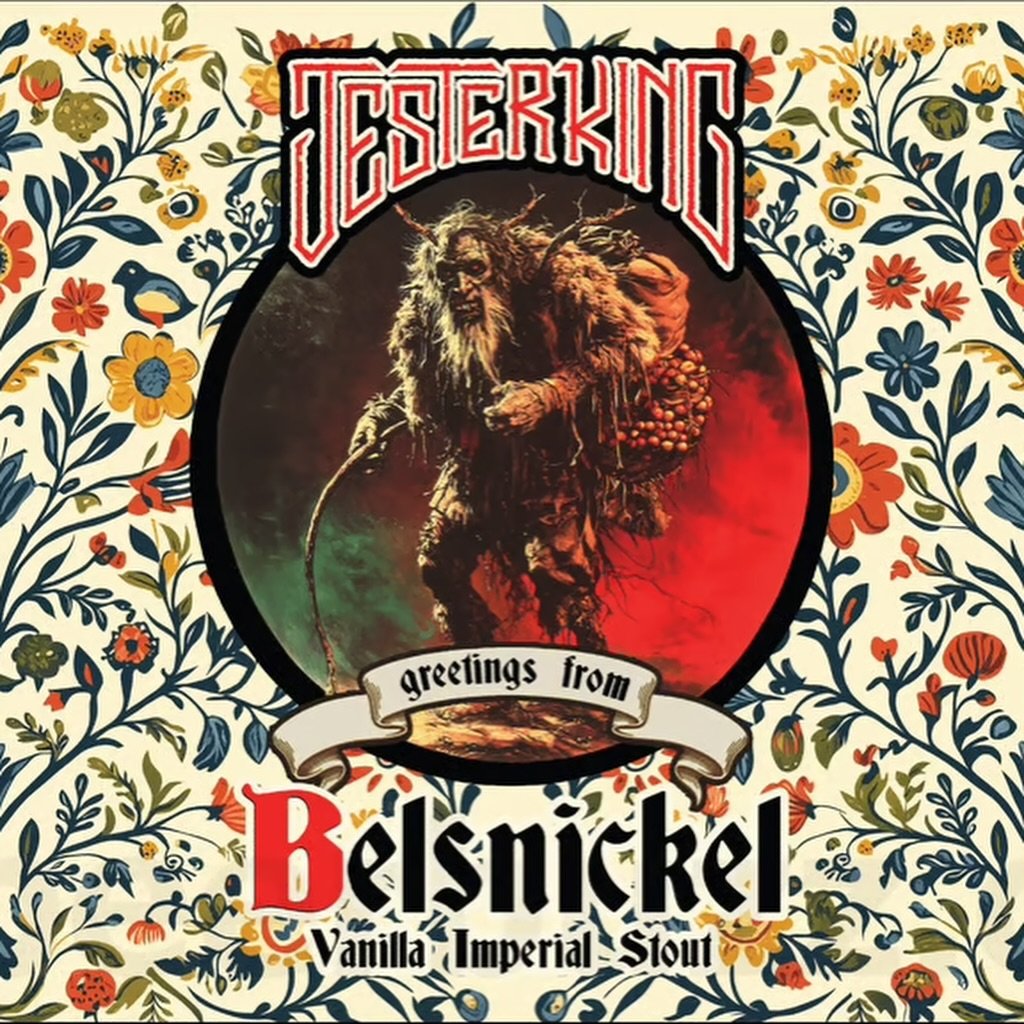&ldquo;Cheer or Fear? Belsnickel is here!&rdquo; 
@jesterkingbrewery brewed a Vanilla Imperial Stout that is a must try holiday beer 🍻 no joke, this would be perfect to share at your office holiday party. 

clocking in at 12% ABV, this stout is brew