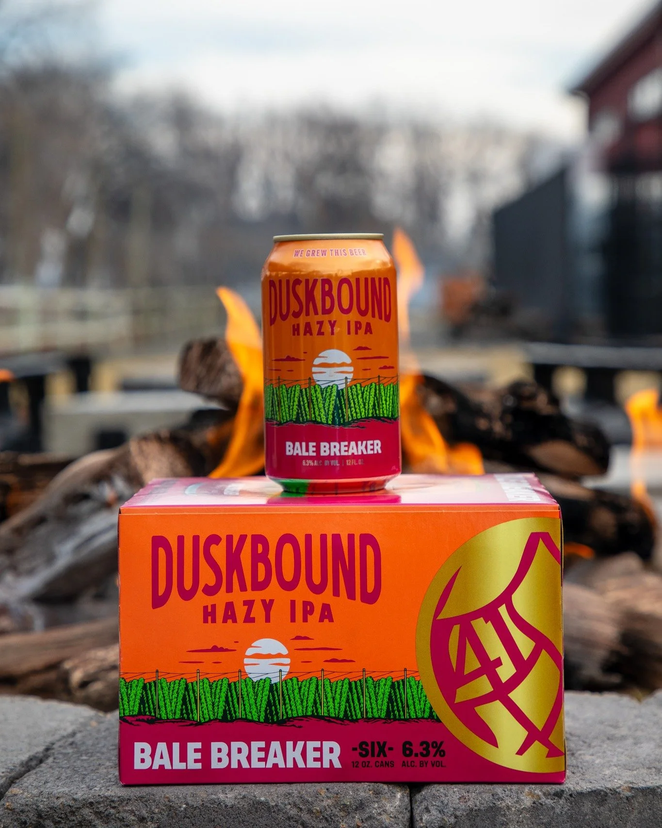 Duskbound 🌅 @balebreaker 
We got a nice drop from our friends at Bale Breaker featuring this perfect sip for the end of your day. 

Duskbound Hazy IPA brings forward delightful notes of tropical fruits, peach and a note of orange peel. 

Malt: Pilsn