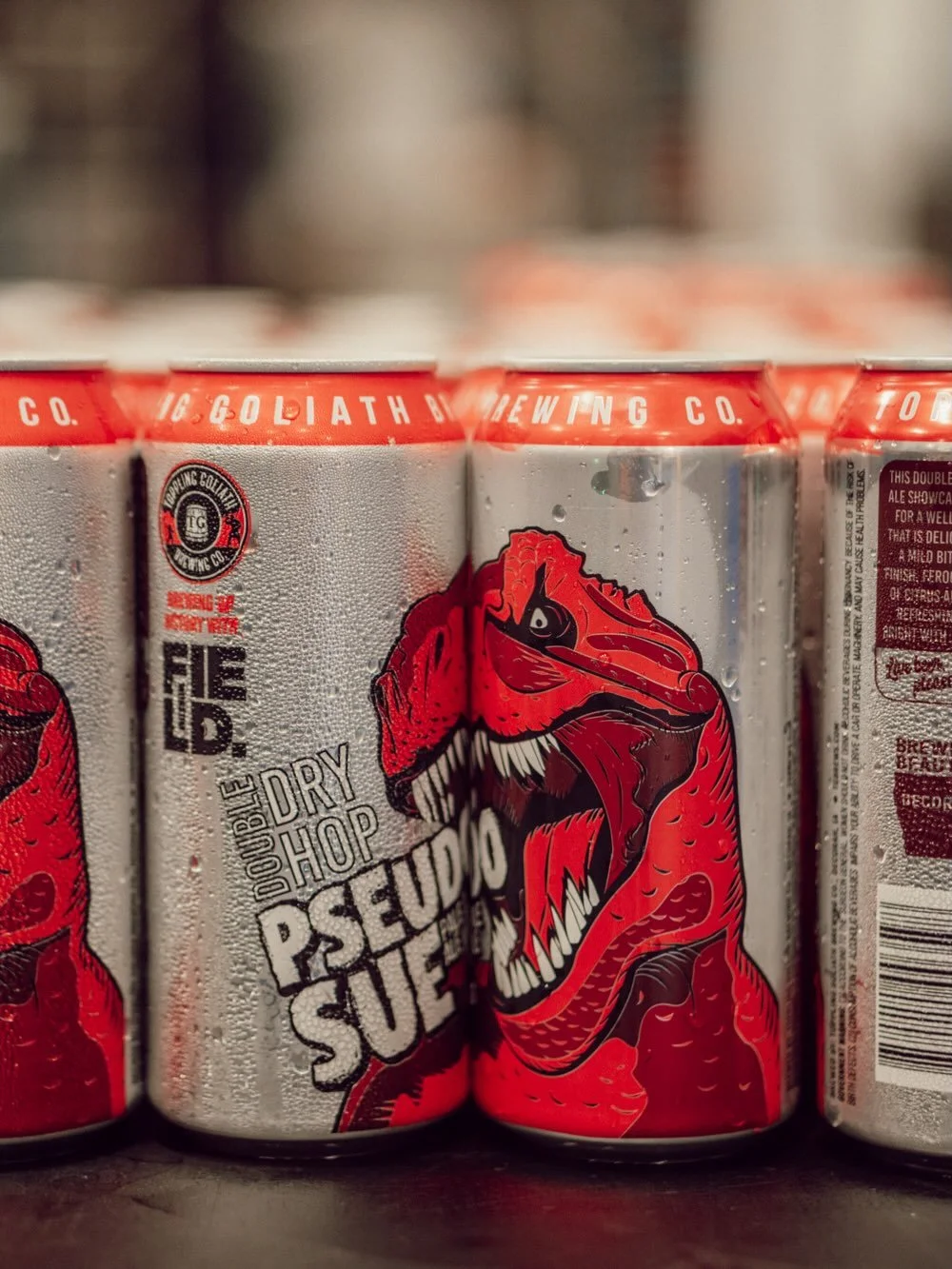 DDH Pseudo Sue Pale Ale 🍺 @topplingbrews is bringing this big brew back to Colorado for the season! 

This Double-Dry Hopped Pale Ale showcases the Citra hop and delivers the flavor that you expect from Toppling Goliath. 

DDH Pseudo Sue is a well b