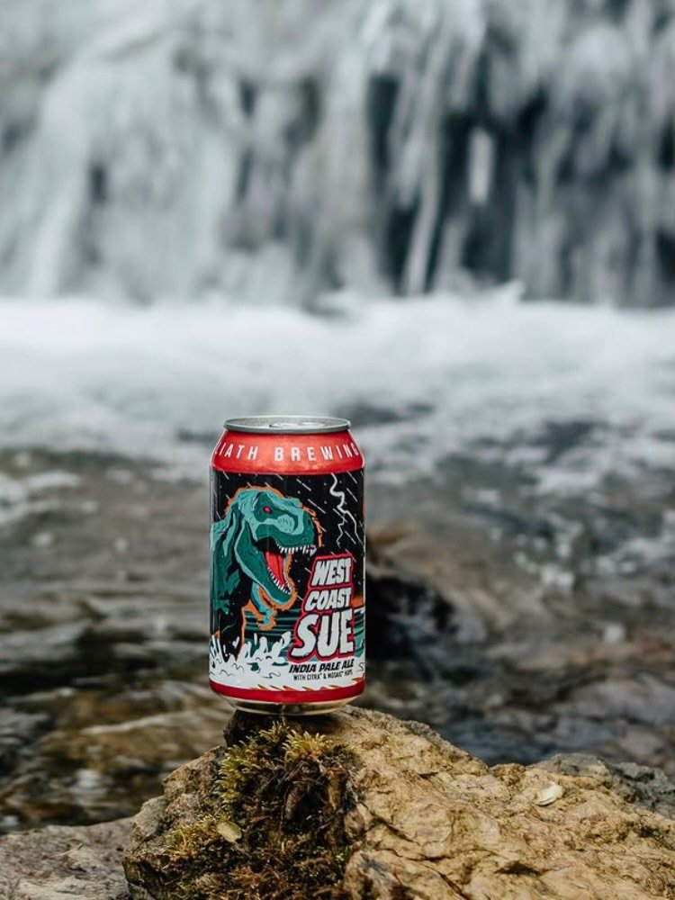 NEW! West Coast Sue 🦖 @topplingbrews 
A new Sue just for or you! These Citra and Mosaic hops will roar down upon you as you enjoy hop-forward notes of citrus and other tropical fruits! 

#ipa #topplinggoliath #craftbeer