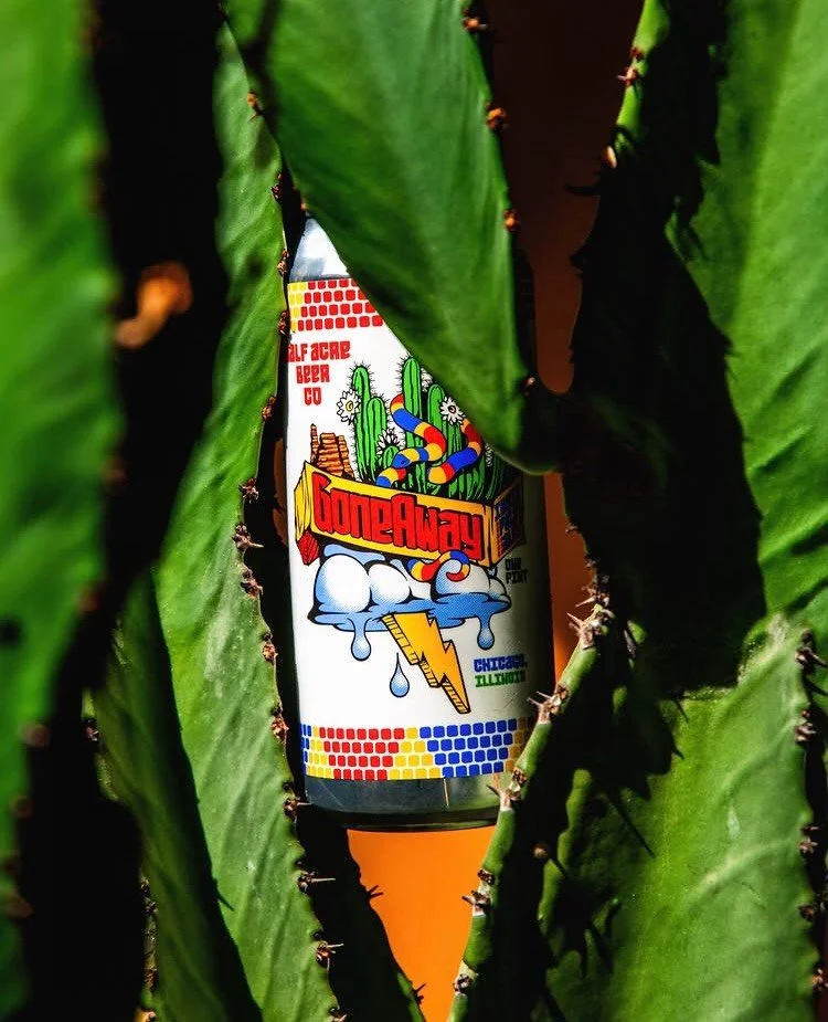 GoneAway IPA ⚡️ @halfacrebeer 
A West Coast IPA that will stick with you through the seasons. Bring this brew to your favorite summer swim spot, hopped up with notes of grapefruit peel and robust bitterness. 

Get it while you can! 
This seasonal IPA