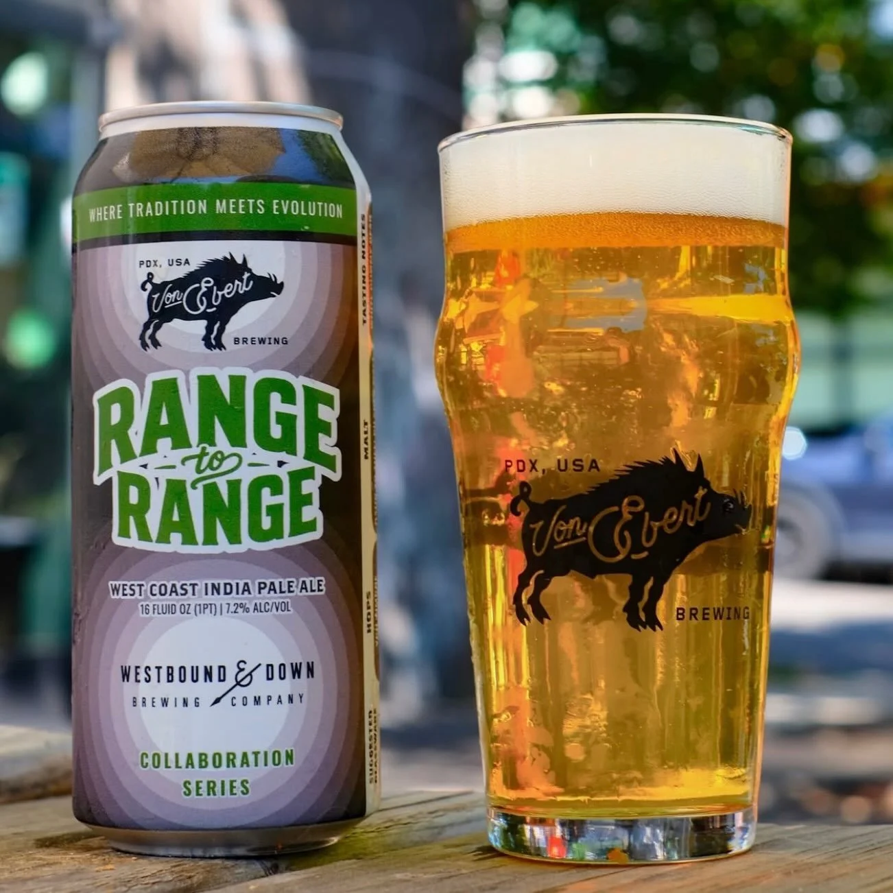Range To Range West Coast IPA 🏔️
@vebrewing X @westboundanddownbrewingco teamed up to bring you this West Coast IPA 🍺 From the Cascade Mountains to the Colorado Rockies, this West Coast IPA combines clean hops and technical precision. 

This damn g