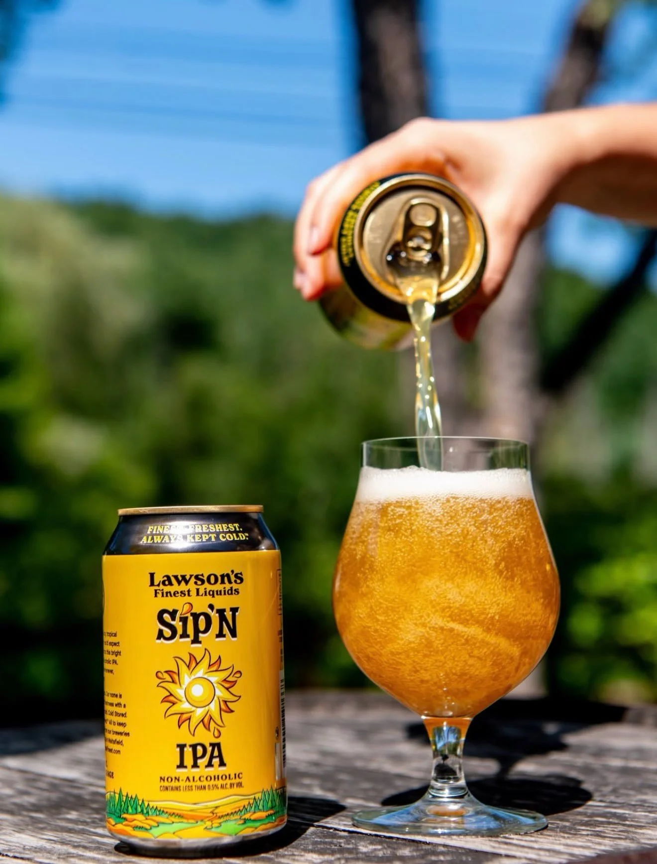 Sip&rsquo;N IPA from @lawsonsfinest 

The first non-alcoholic IPA from our friends at Lawson&rsquo;s Finest is here in Colorado! Enjoy this bright and balanced alcohol-free wherever, whenever. 

Packed with Citra hops, Sip&rsquo;N is juicy, tropical,