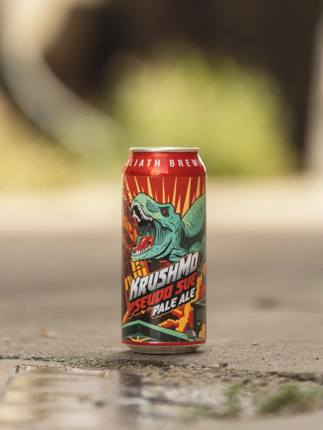 KrushMo Pseudo Sue 🦖 
Get ready to wreak havoc in Denver with KrushMo Pseudo Sue Pale Ale! 

This version of Pseudo Sue is hopped up with a jurassic trifecta of Krush, Mosaic, and Citra hops your palate can bite into ‼️Prepare yourselves. GABF is co