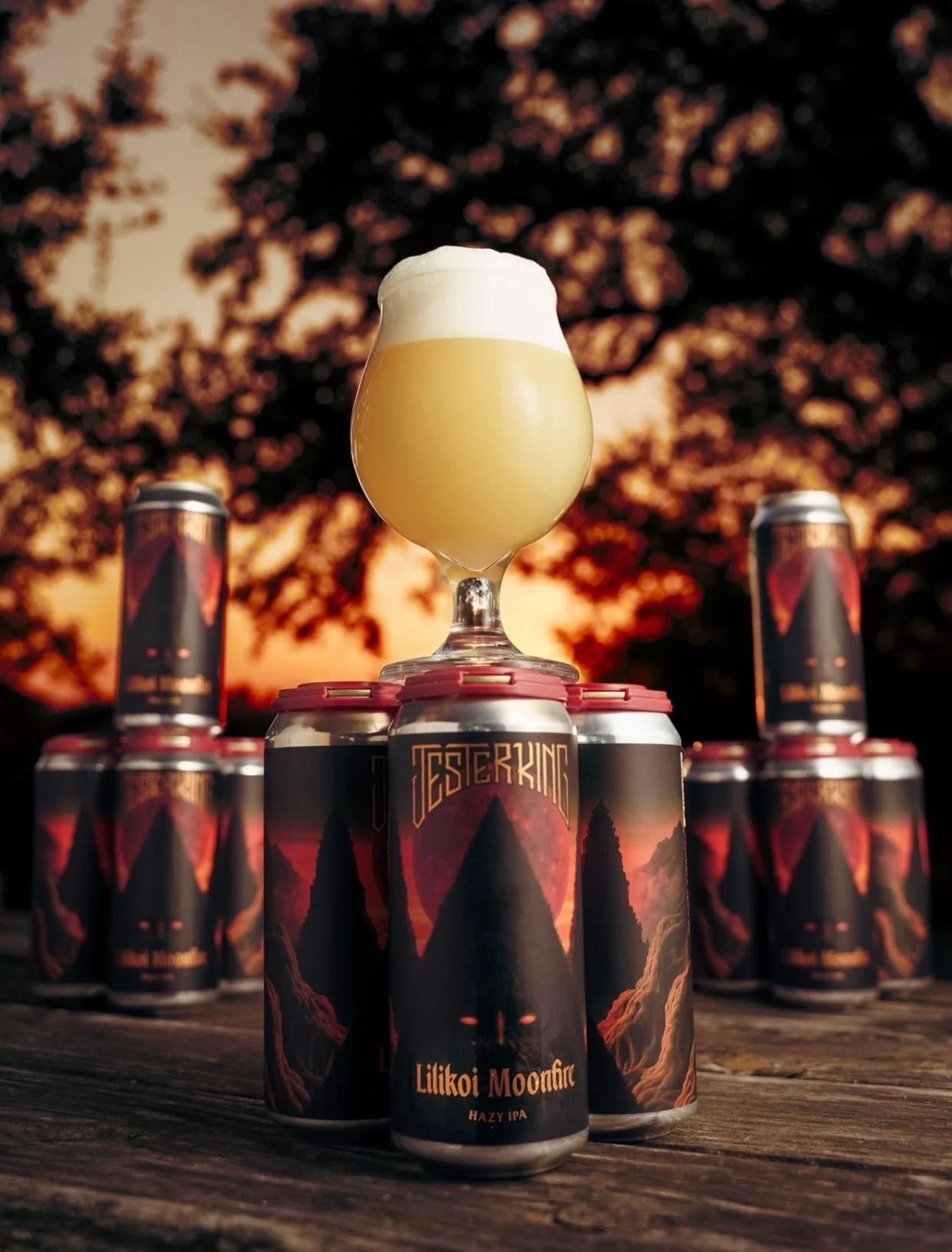 Lilikoi Moonfire Hazy IPA 🌙🍺 @jesterkingbrewery always brings us some beers we are dying to talk about. 

Featuring an experimental hop from @freestylehops - Lilikoi! 
Hawaiian for Passionfruit, Lilikoi is bright on aromatics and when brewed with a