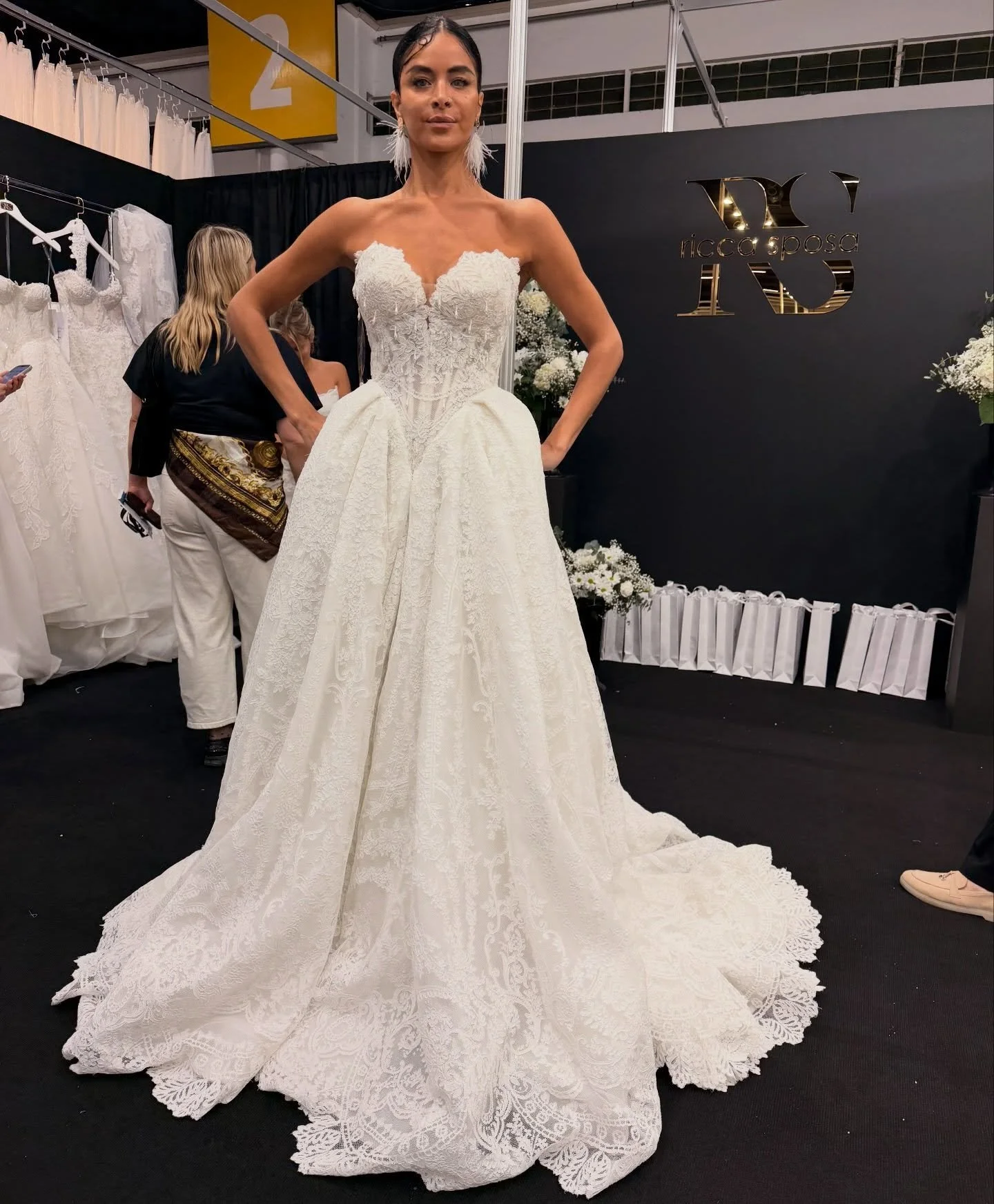 #BBFW does not disappoint! It&rsquo;s been an incredible experience seeing the world&rsquo;s most talented bridal designers all in one space.

Also some photos of the new @riccasposa collection which will be coming to Atelier Bianca soon! 🤍