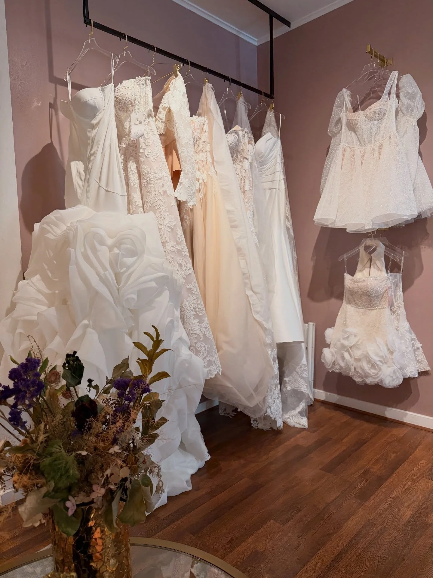 Spring is in Full Swing! Just a reminder our lead times (although very quick) are still 3-4 months for dresses to be made and then you might need time for alterations. Fall/Winter 26 brides- don&rsquo;t wait too long!