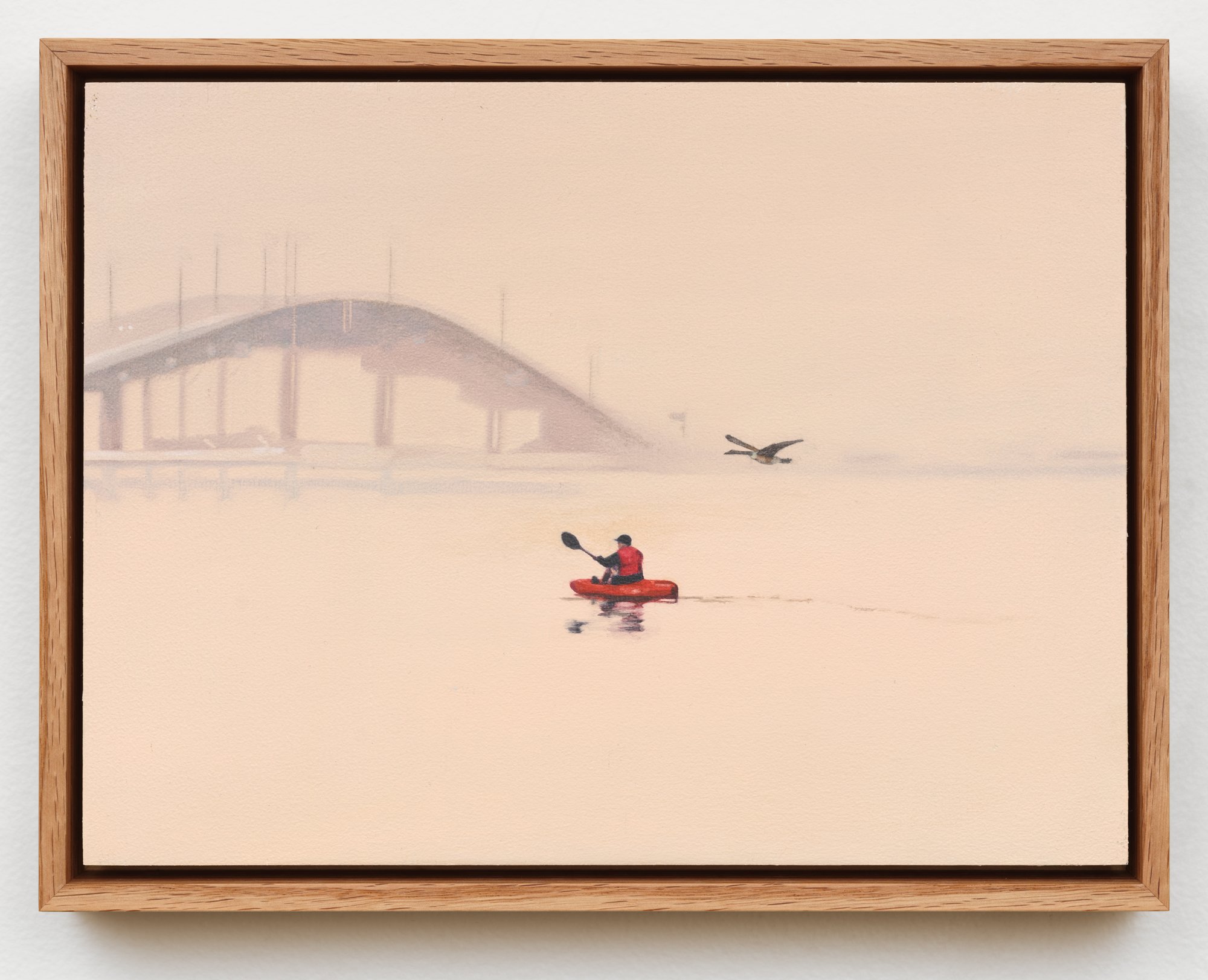 Paddler, Oil on Panel, 9"x12", 2024 Photo: Rachel Topham Photography
